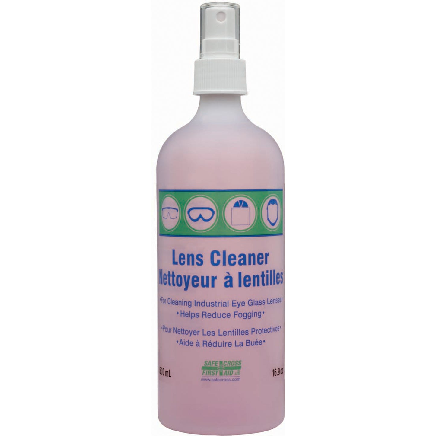 Safecross Lens Cleaning Stations- Lens Cleaner, 500 ml