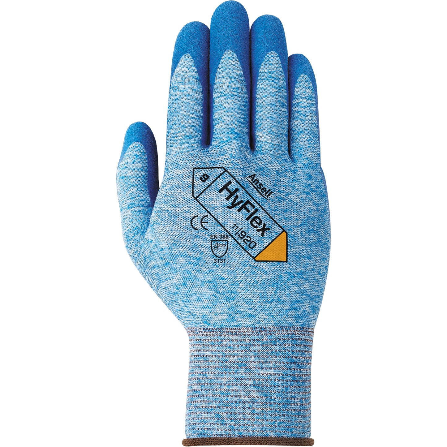 Ansell Hyflex® 11-920 Gloves, 10/X-Large, Nitrile Coating, 15 Gauge, Nylon Shell