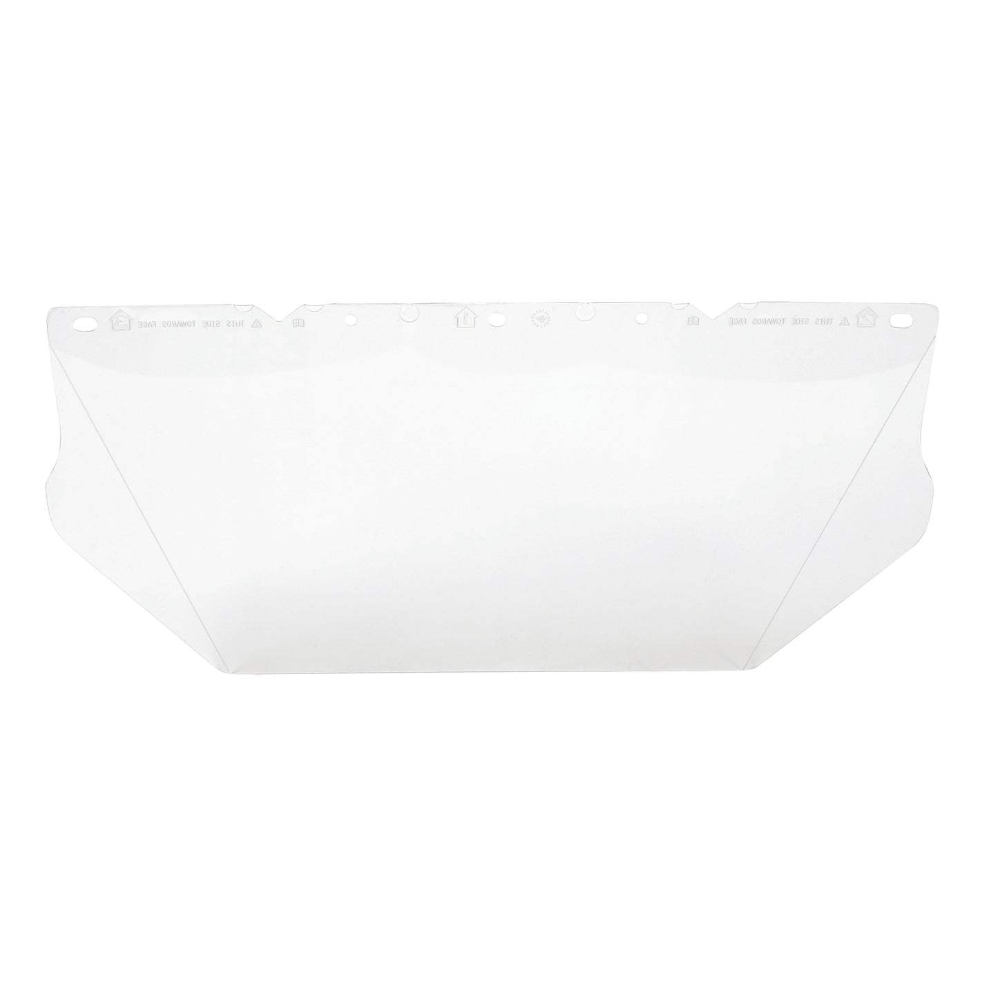 MSA V-Gard® Visors for General Purpose, Polycarbonate, Clear Tint
