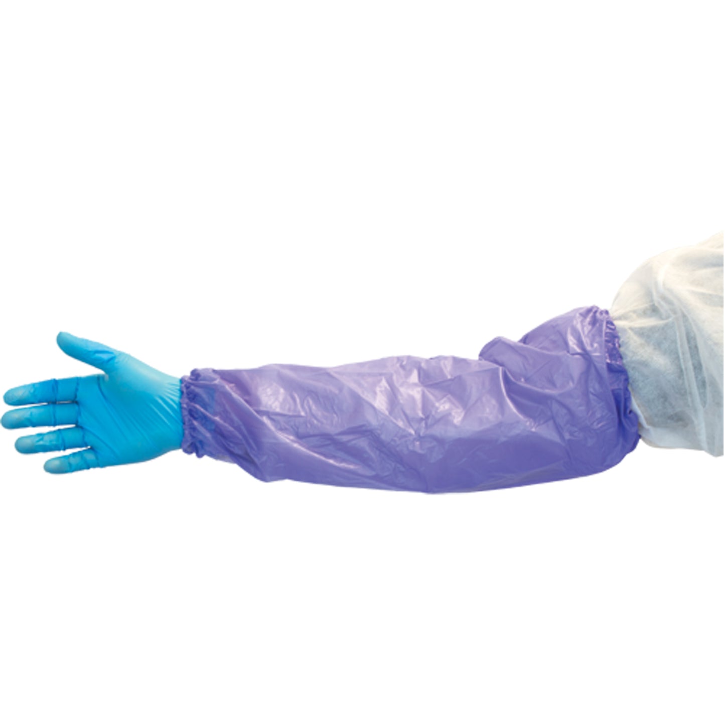 Lightweight Sleeves, 18" long, Vinyl, Blue