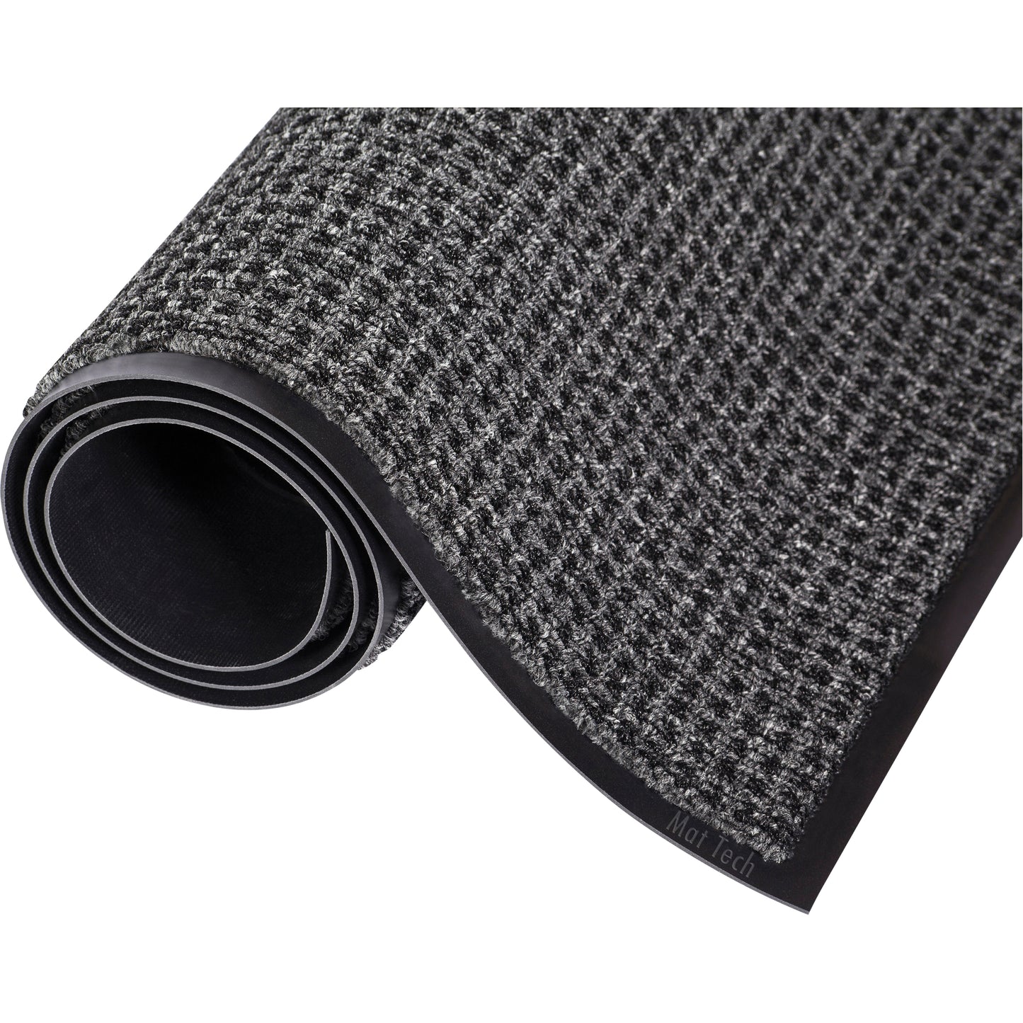 Mat Tech Oxford™ Elite Mat, Wiper/Scraper, 3' x 60' x 7/16", Grey/Black