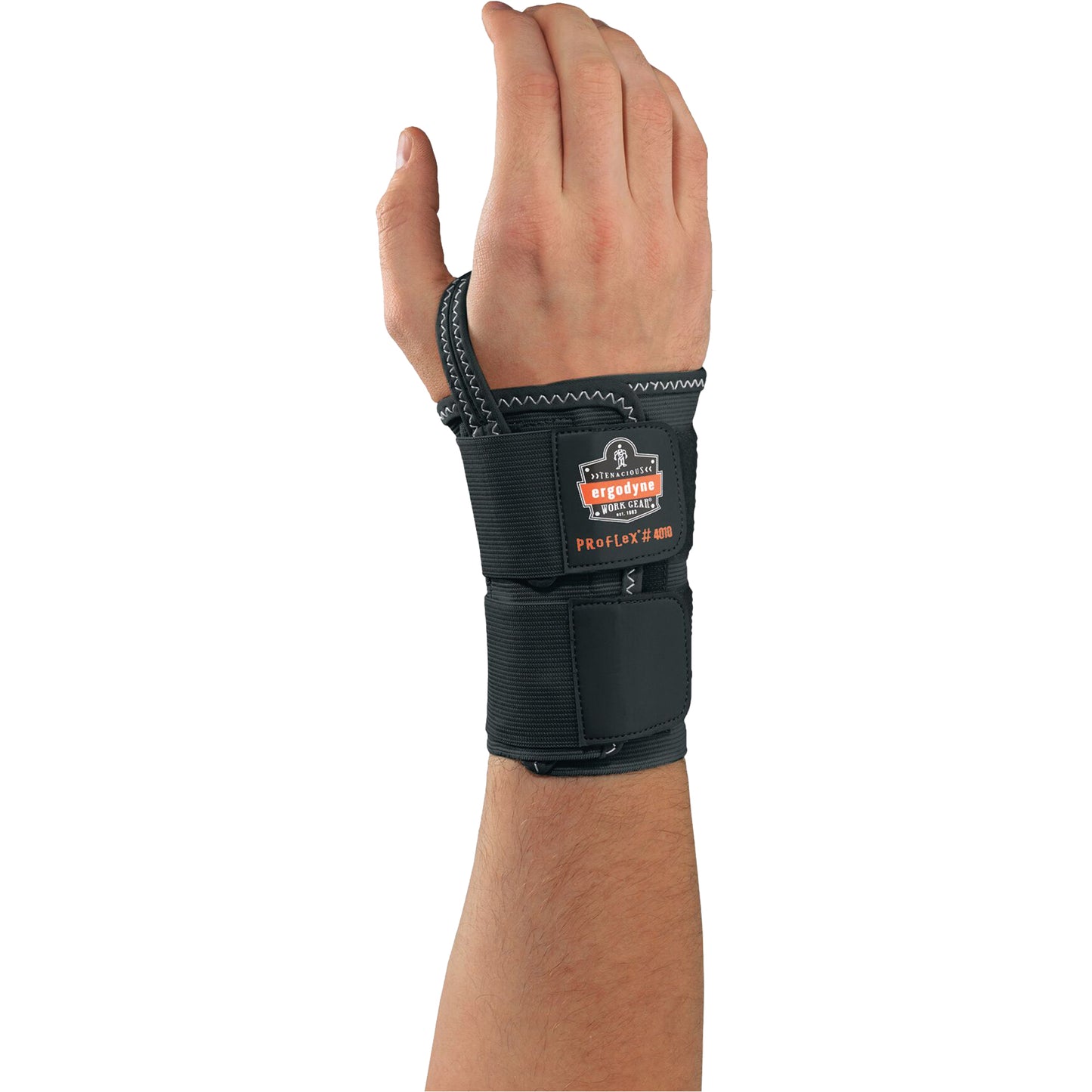 Ergodyne ProFlex® 4010 Double Strap Wrist Support, Elastic, Left Hand, Medium