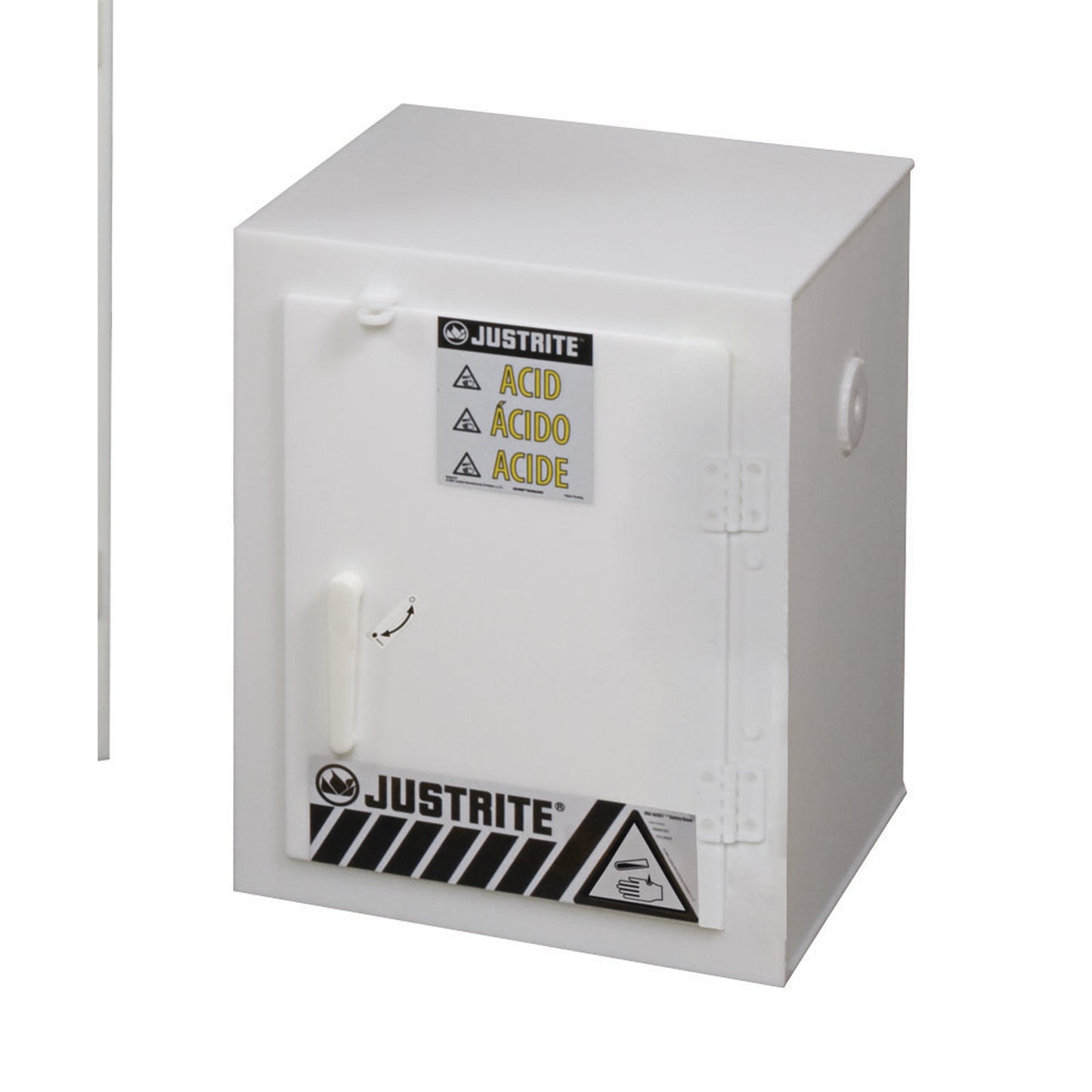 Solid Polyethylene Acid Cabinets, 6 x 0.66043 Gal., 17" x 22" x 17"