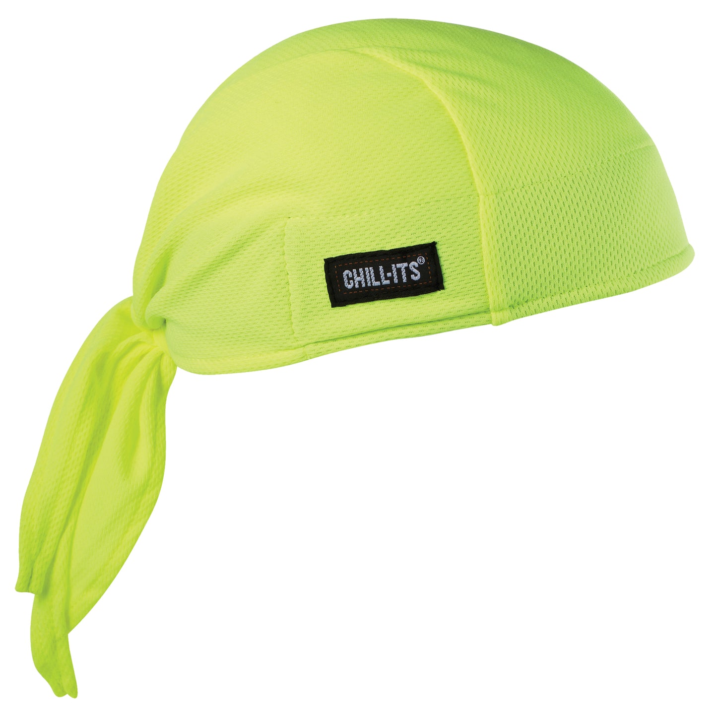 Ergodyne Chill-Its® 6615 Cooling Dew Rags, High Visibility Lime-Yellow