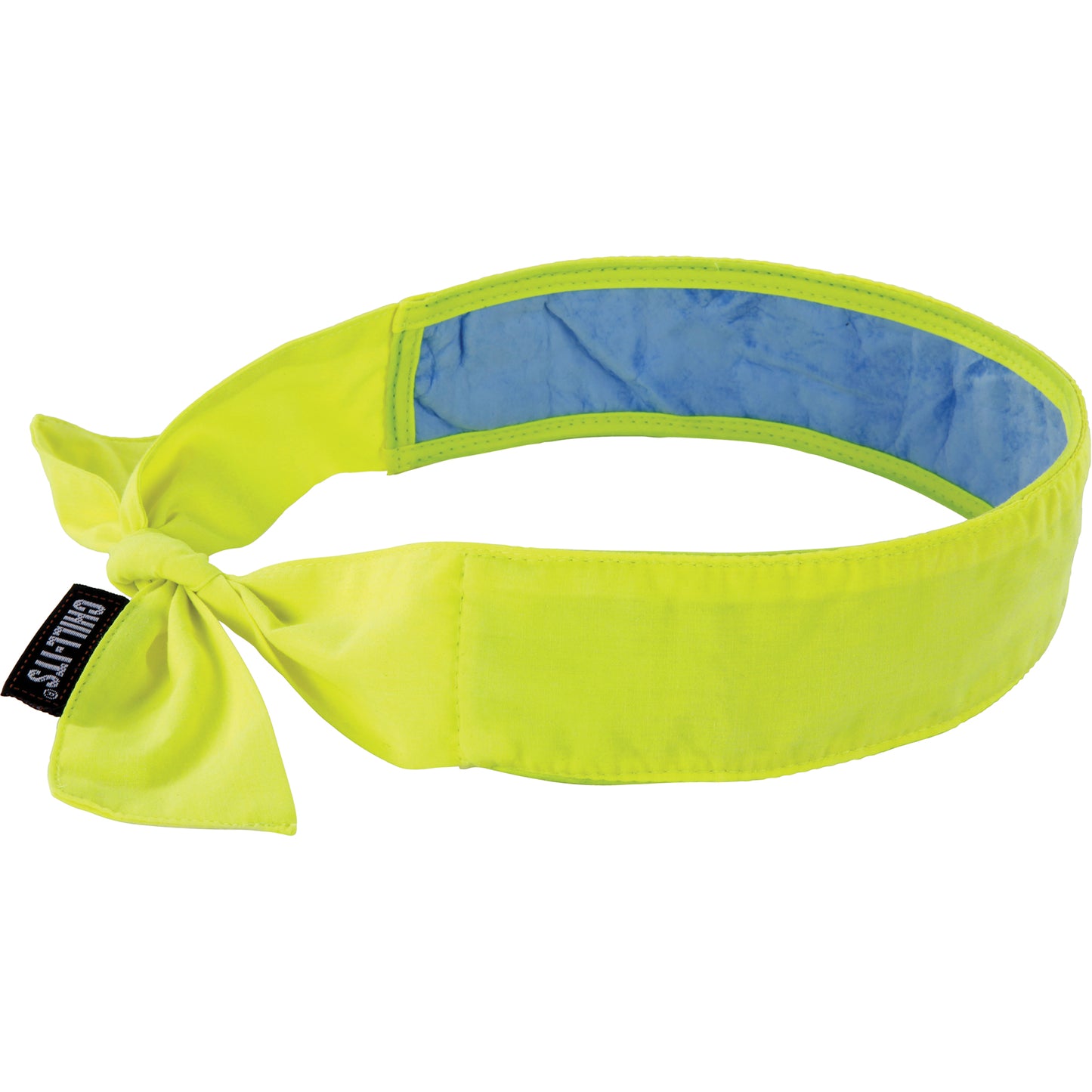 Ergodyne Chill-Its® 6700CT Cooling Bandanas, High Visibilty Lime-Yellow