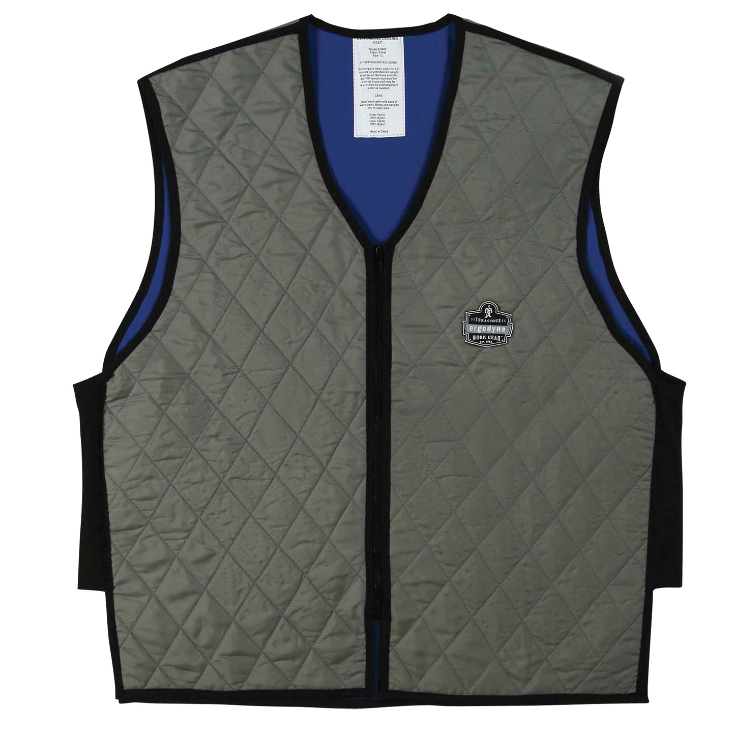Ergodyne Chill-Its® 6665 Wet Evaporative Cooling Vests, 3X-Large, Grey