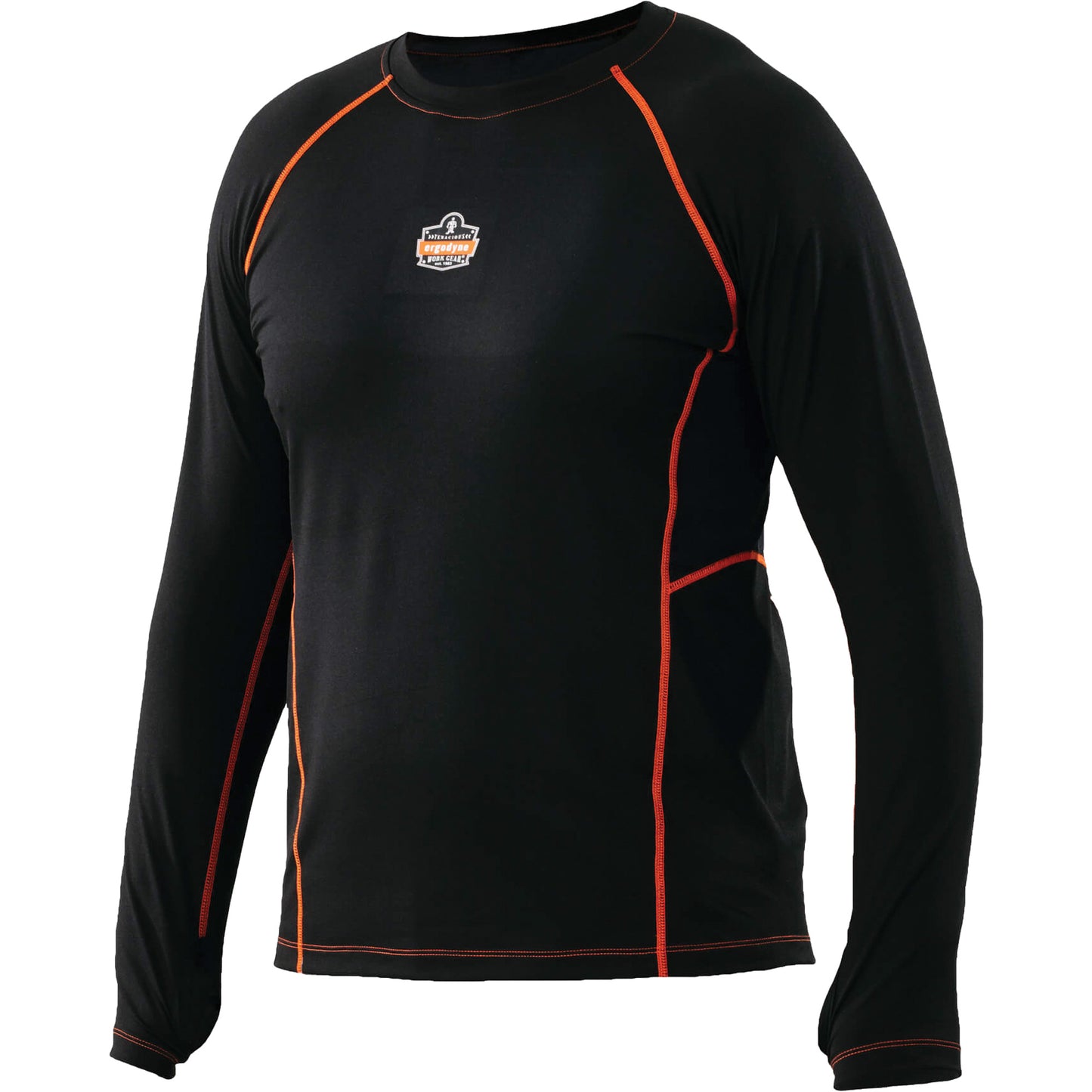 Ergodyne Long Sleeve Thermal Base Layer Shirts, Men's, 3X-Large, Black