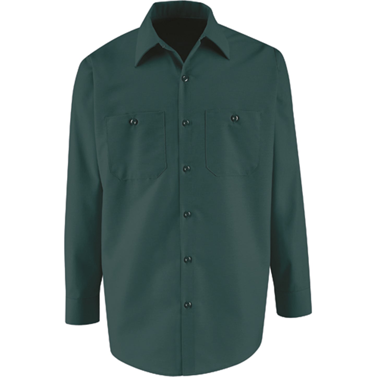 Red Kap Industrial Solid Work Shirts, Men's, 4X-Large, Green