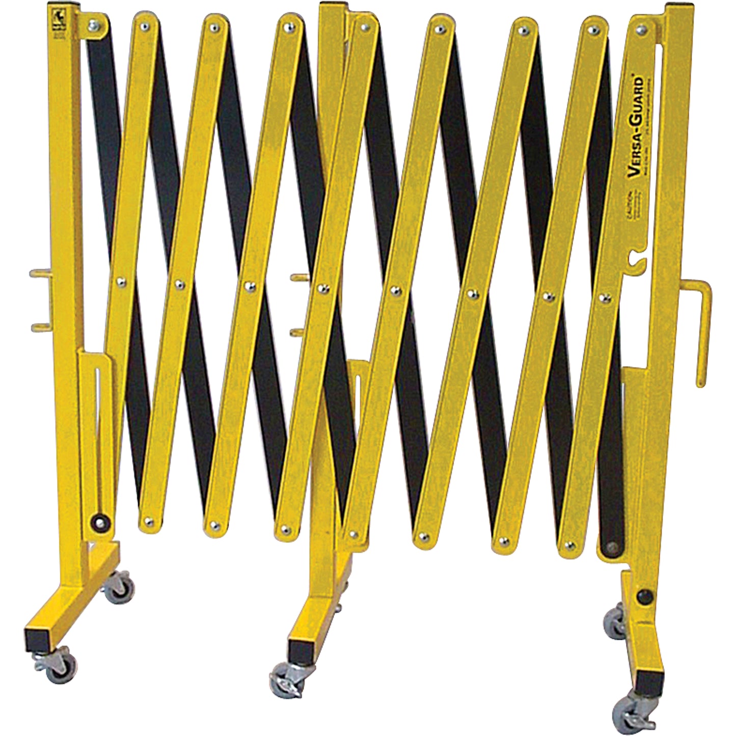 Versa-Guard Gates, 39" H x 15' L, Black/Yellow