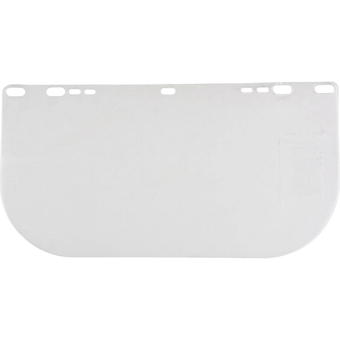 Jackson Safety F20 Clear Flat Faceshield, Polycarbonate, Clear Tint