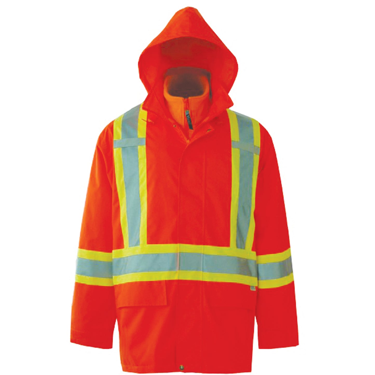 Viking Journeyman 3-in-1 Safety Jackets, Polyester, High Visibility Orange, X-Large