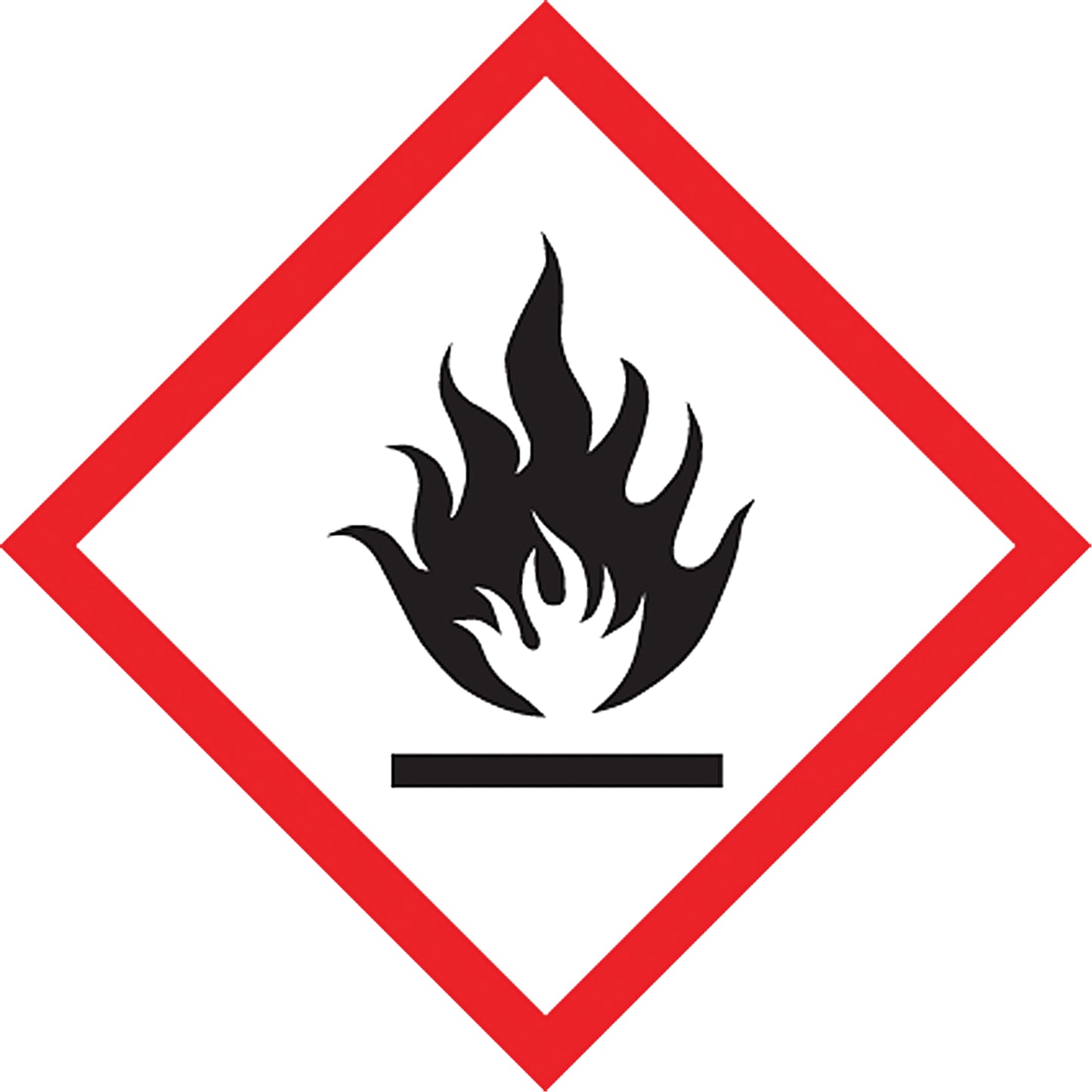 Accuform Signs GHS Pictogram Labels, Vinyl, Roll, 4" L x 4" W