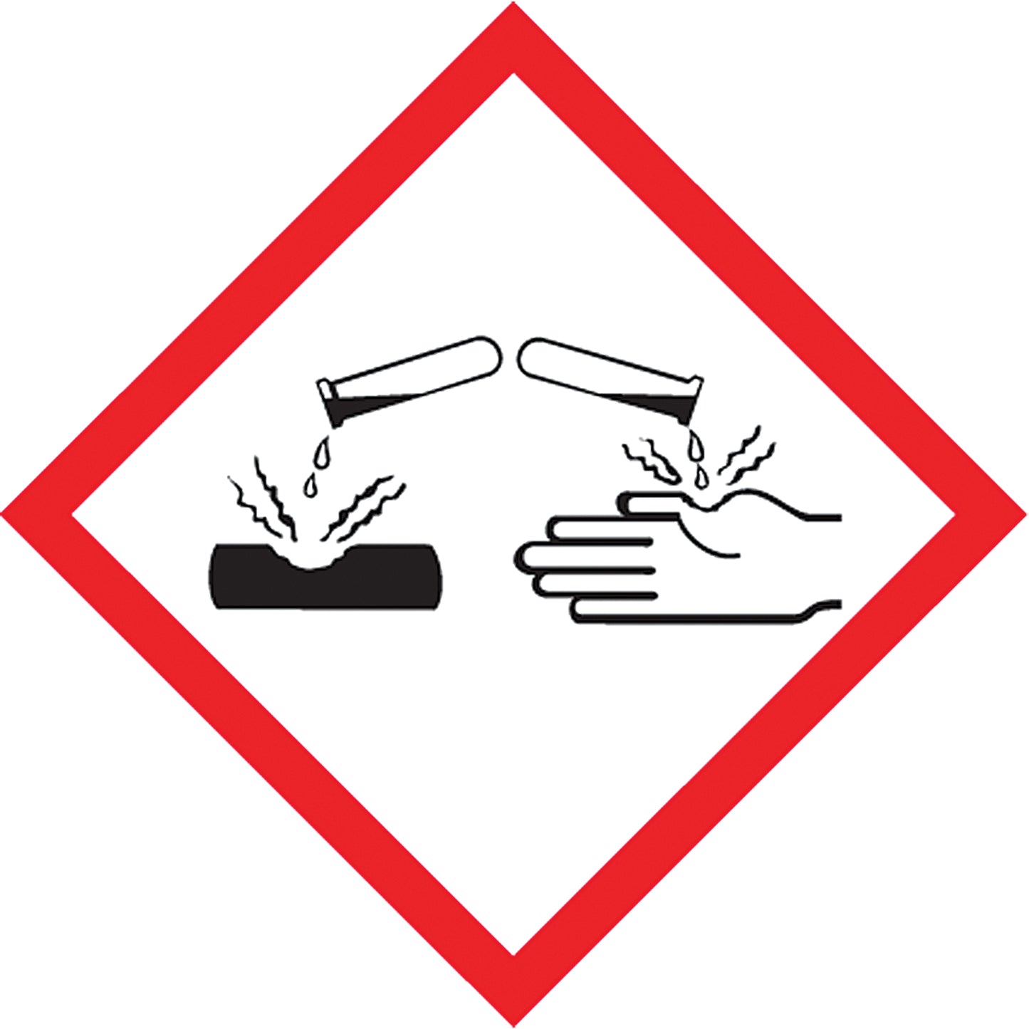 Accuform Signs GHS Pictogram Labels, Vinyl, Roll, 1" L x 1" W