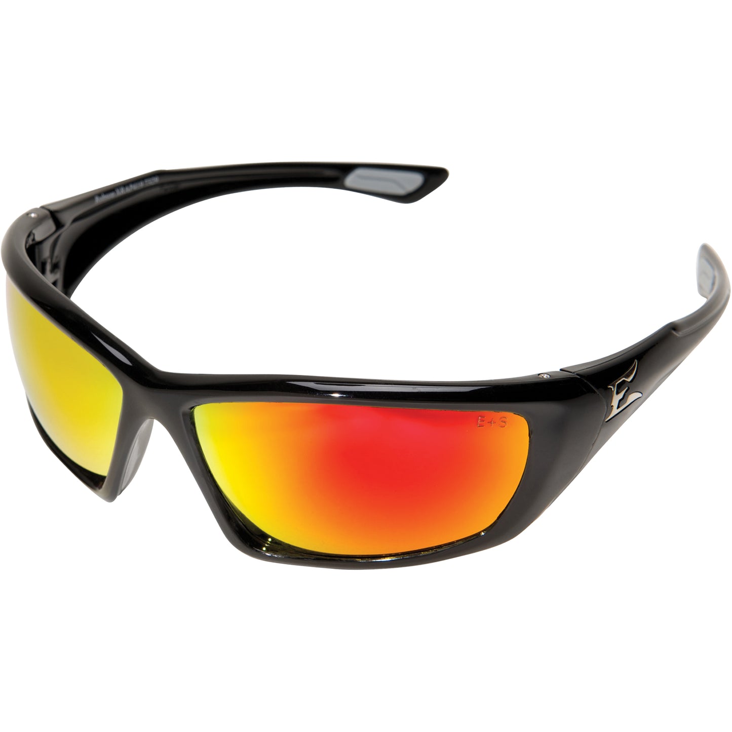 Edge Safety Eyewear Robson Safety Glasses, Red/Mirror Lens, Anti-Scratch, MCEPS GL-PD 10-12/Meets/Exceeds CSA Z94.3