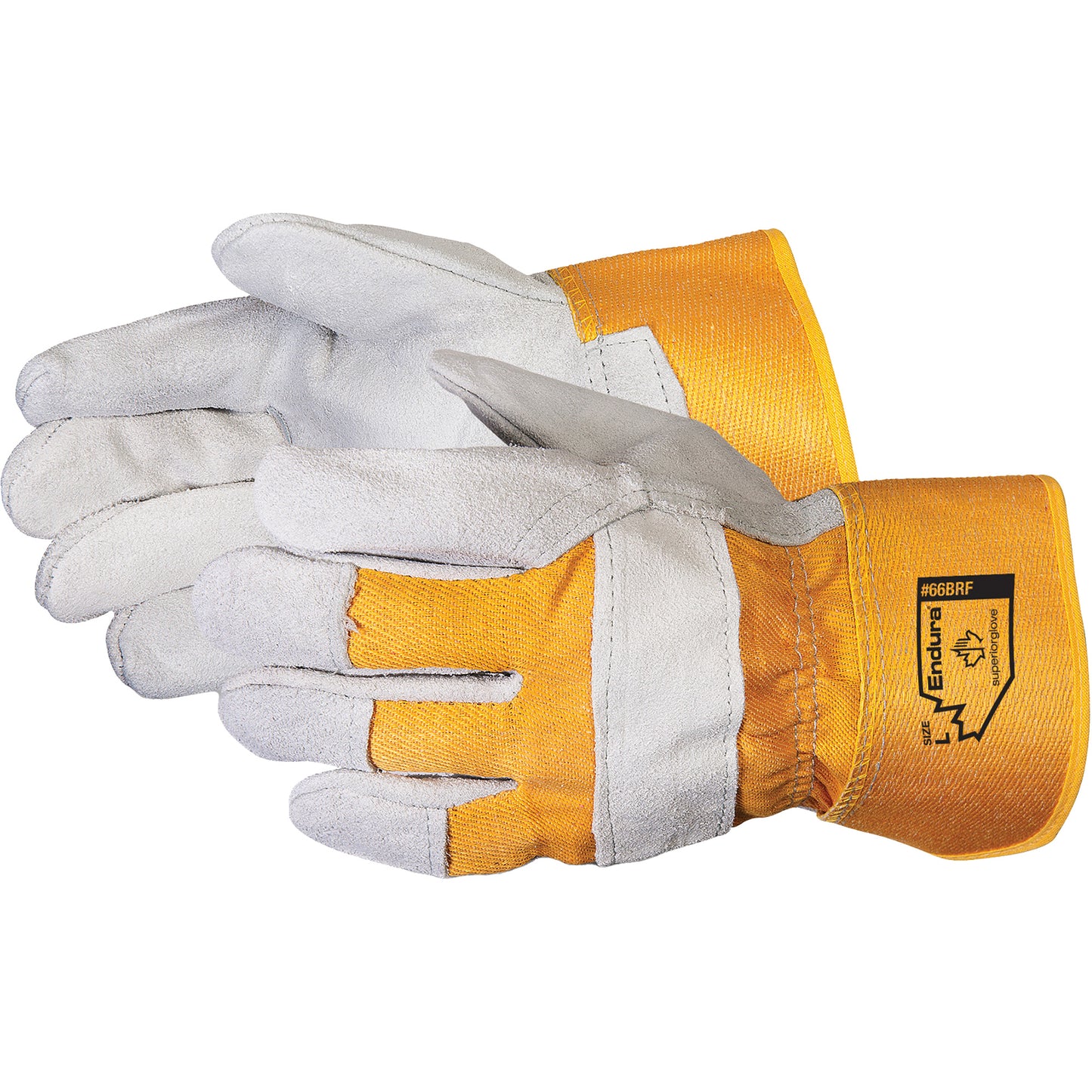 Superior Glove Works Ltd. Endura® Winter Split Fitters Gloves, One Size, Split Cowhide Palm, Foam Fleece Inner Lining