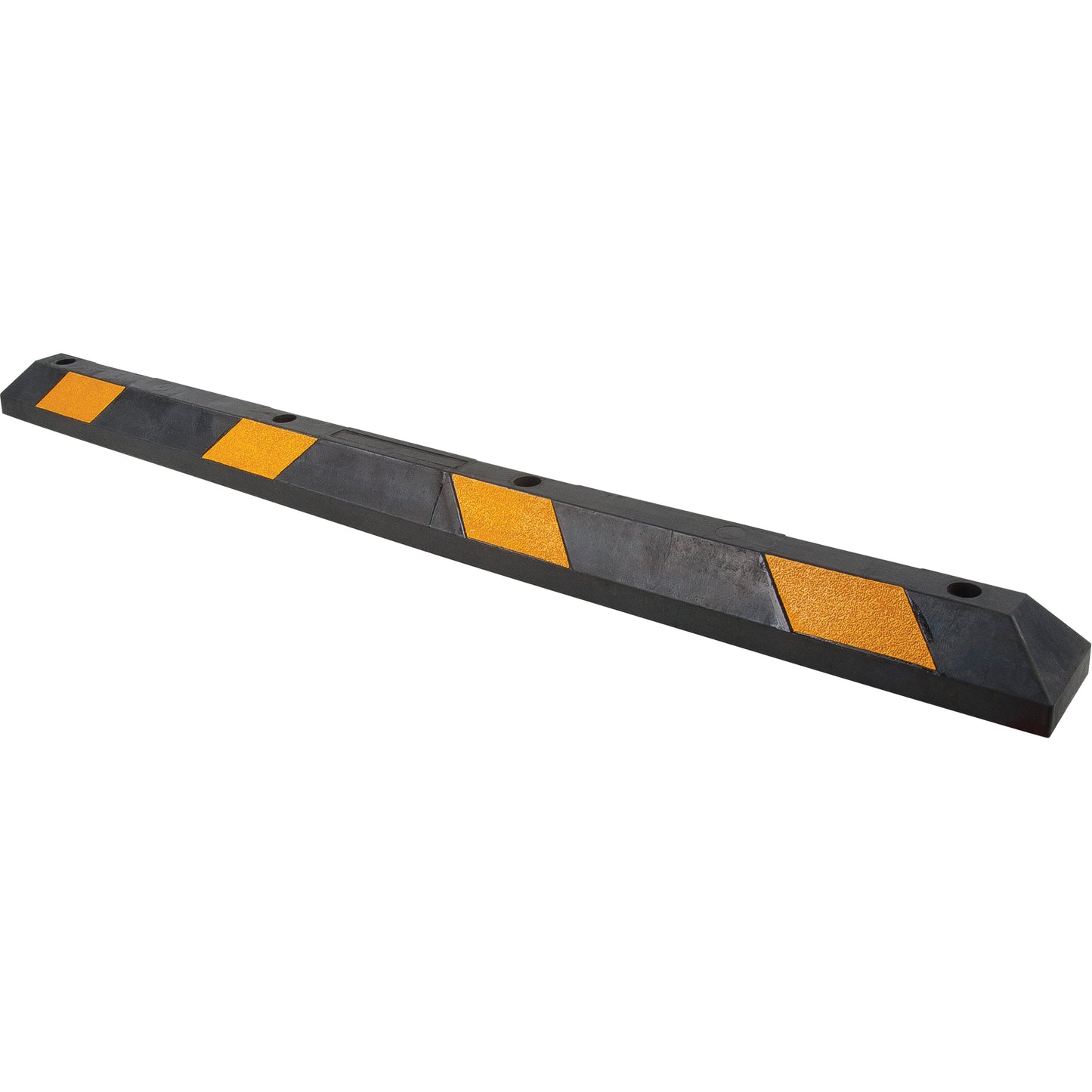 Zenith Safety Products Parking Curb, Rubber, 6' L, Black/Yellow