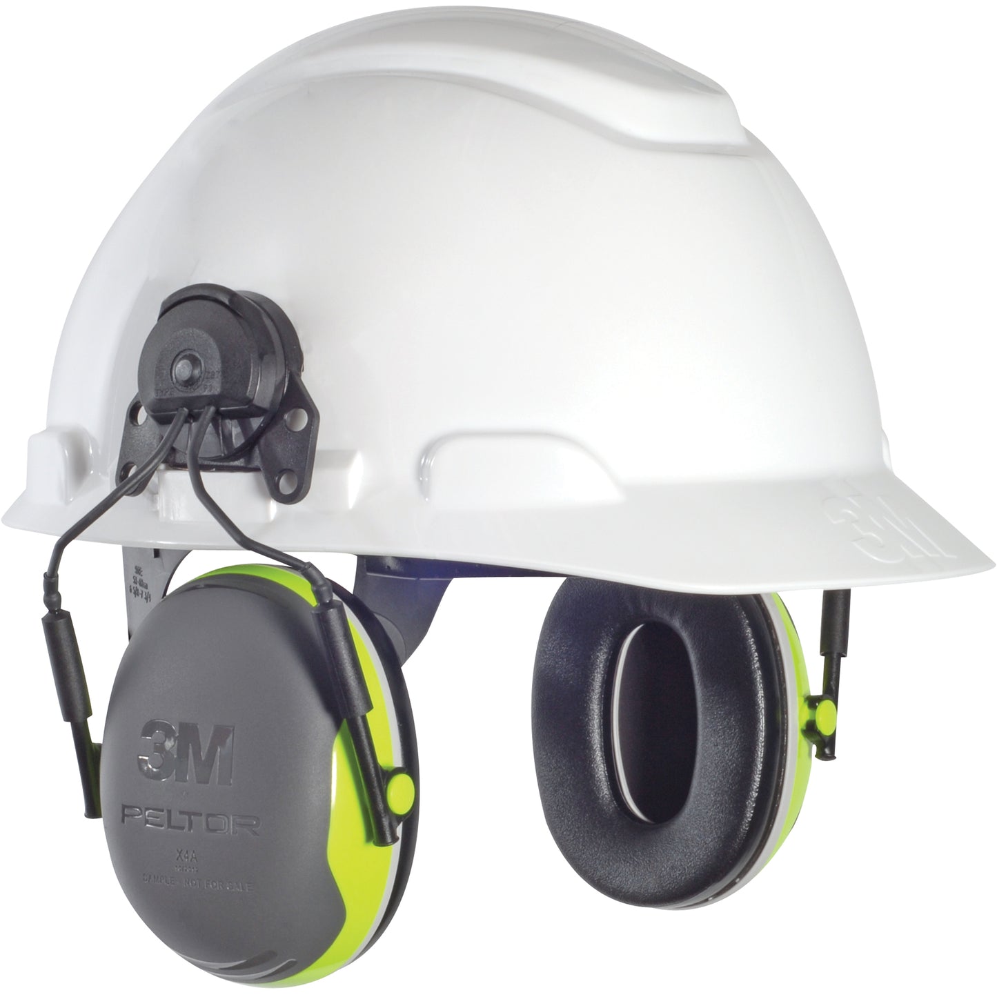 3M Peltor™ X Series Earmuffs, Cap Mount, 25 NRR dB