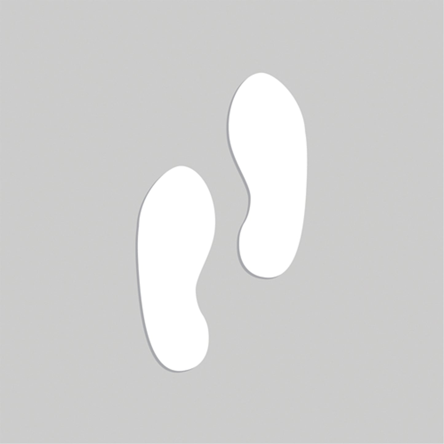 Accuform Signs Floor Marking Stencils - Footprints, Pictogram, 20" x 20"