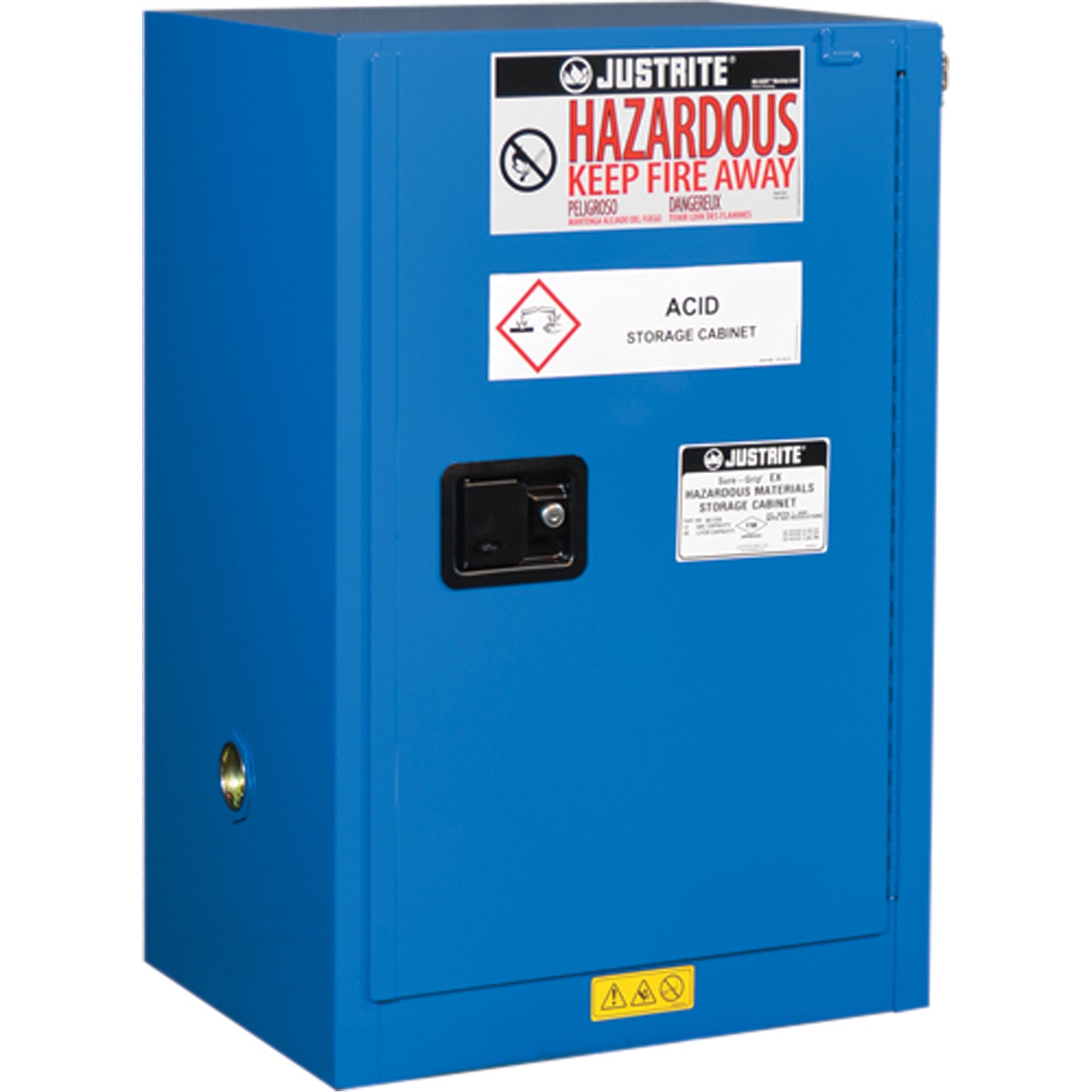 ChemCor® Lined Hazardous Material Compac Safety Cabinets, 12 gal., 23.25" x 35" x 18"