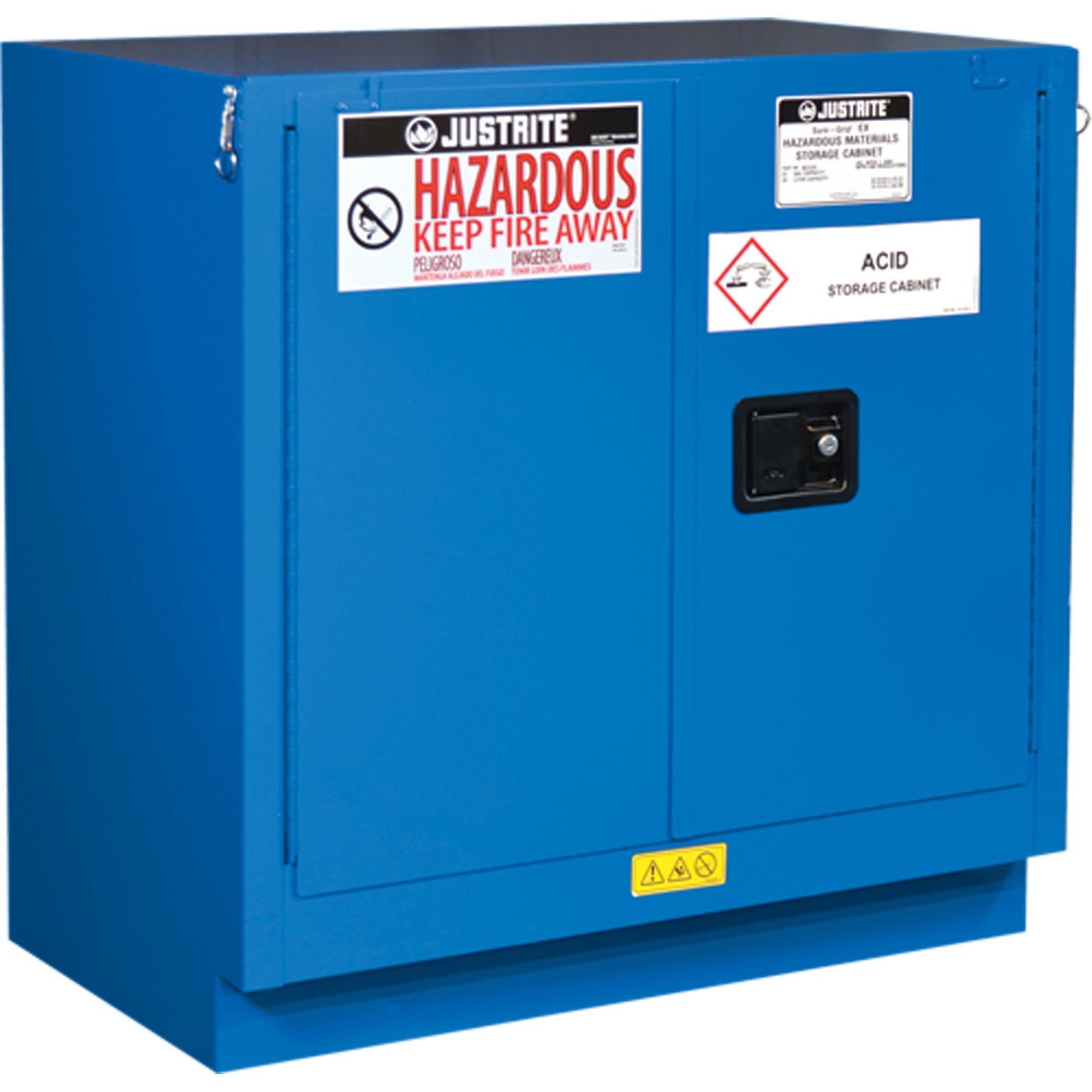 ChemCor® Lined Hazardous Material Undercounter Safety Cabinets, 22 gal., 35" x 35" x 22"