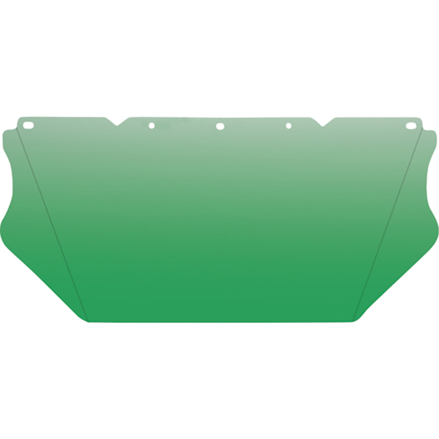MSA V-Gard® Visor for General Purpose Applications, Polycarbonate, Green Tint