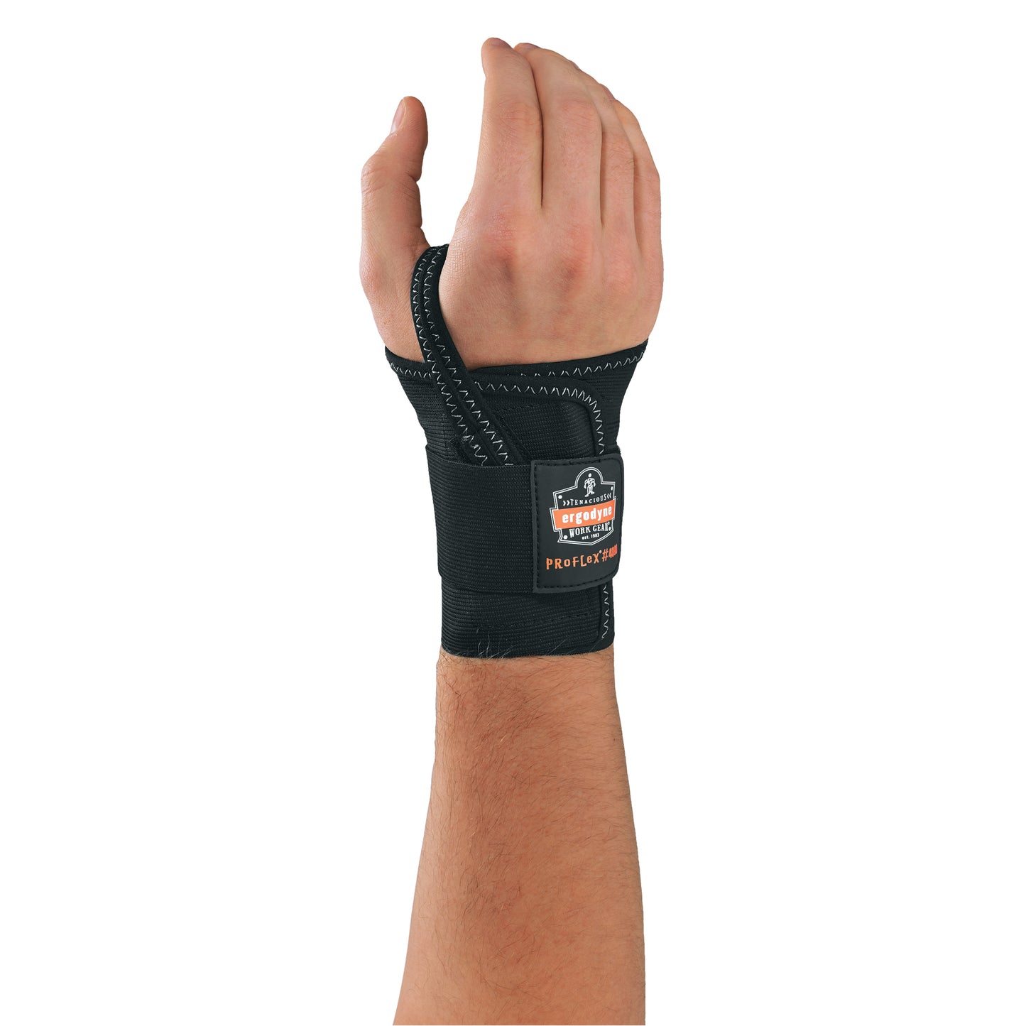 Ergodyne Proflex® 4000 Single Strap Wrist Support - Left Hand, Elastic, X-Large
