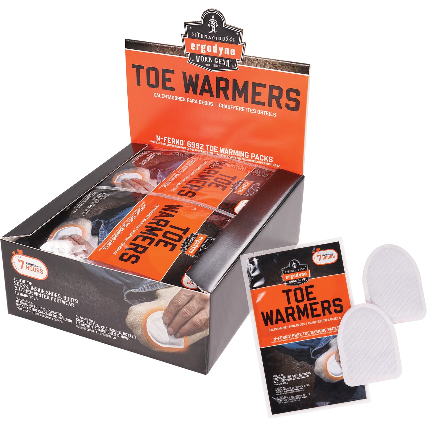 Ergodyne N-Ferno 6992 Toe Warmers, 7 hrs.