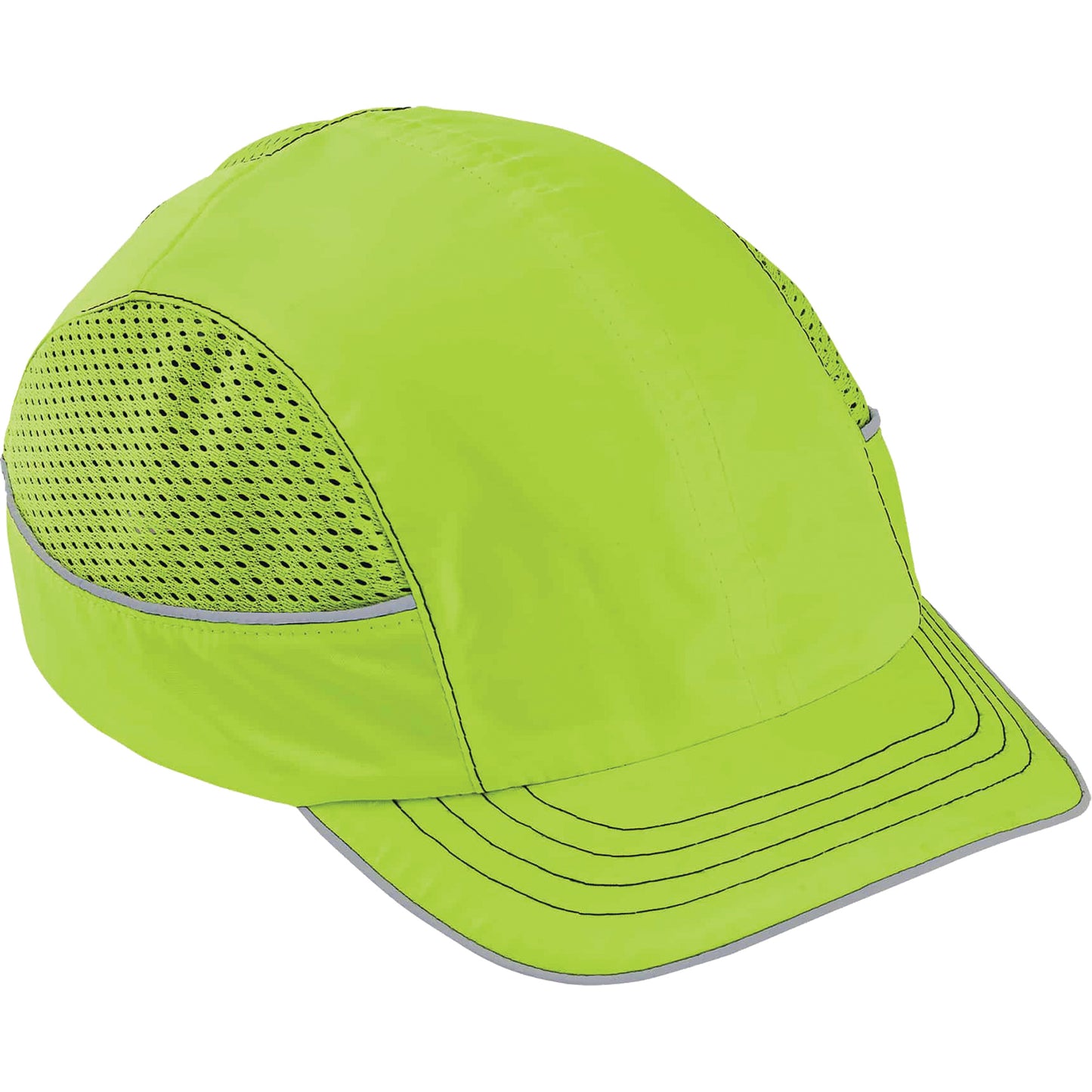 Ergodyne Skullerz® 8950 Short Brim Bump Cap, High Visibility Lime Green