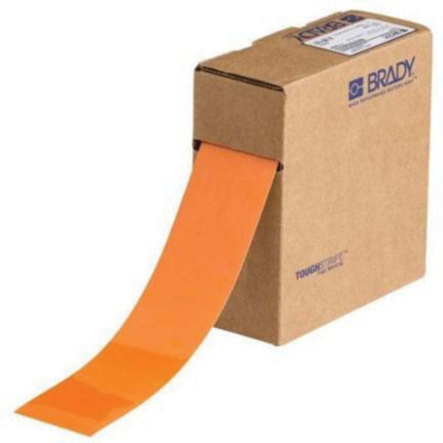 Brady ToughStripe® Floor Marking Tape, 2" x 100', Polyester, Orange