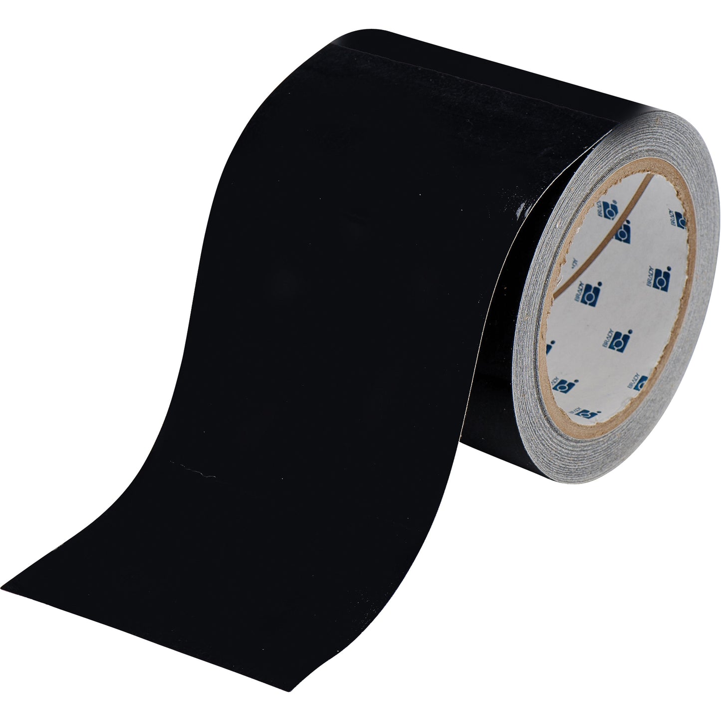 Brady ToughStripe® Floor Marking Tape, 4" x 100', Polyester, Black