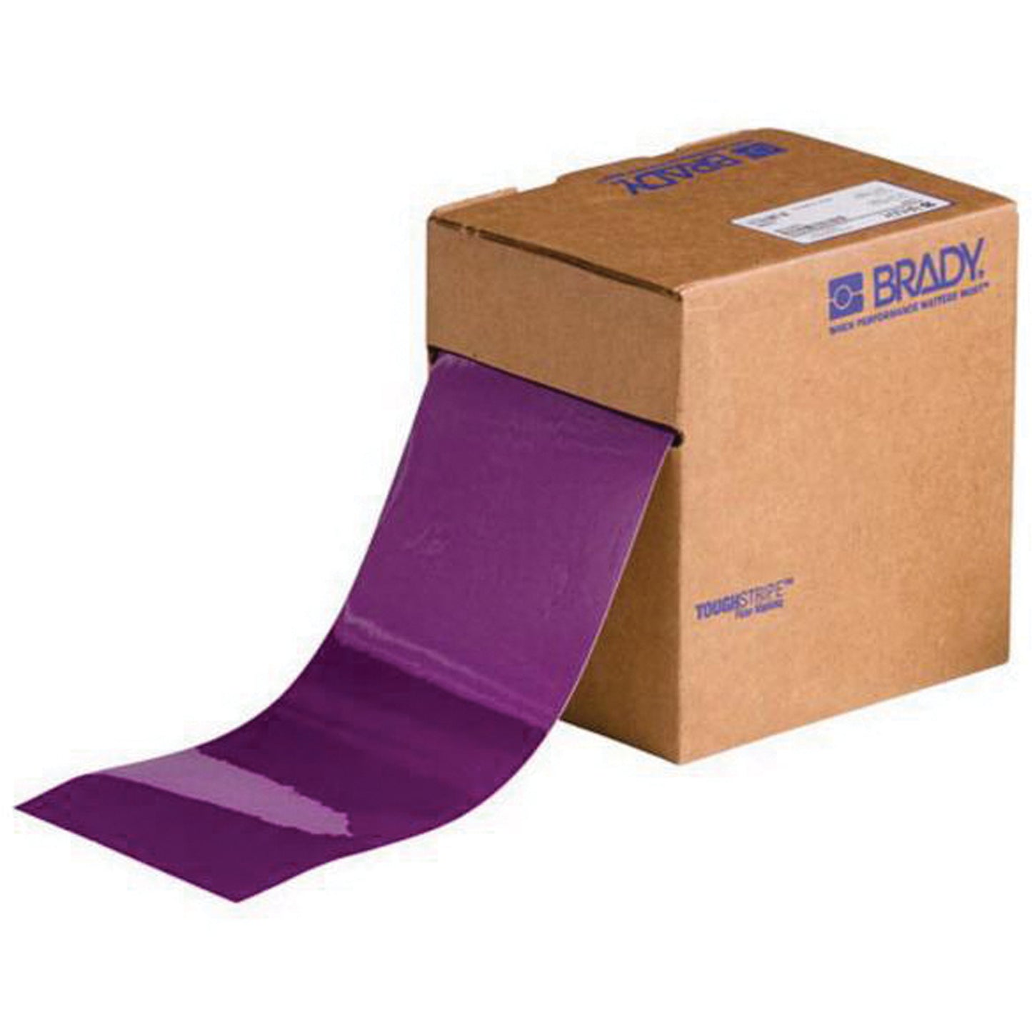 Brady ToughStripe® Floor Marking Tape, 4" x 100', Polyester, Purple
