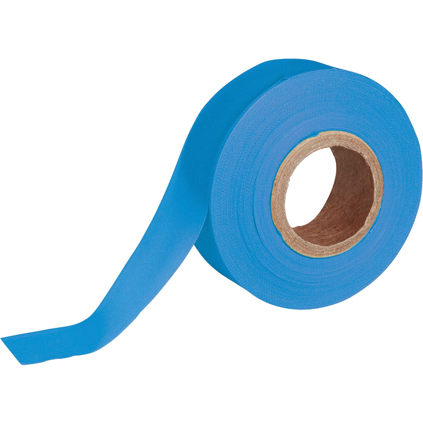 Brady Flagging Tape, 1.188" W x 150' L, Fluorescent Blue