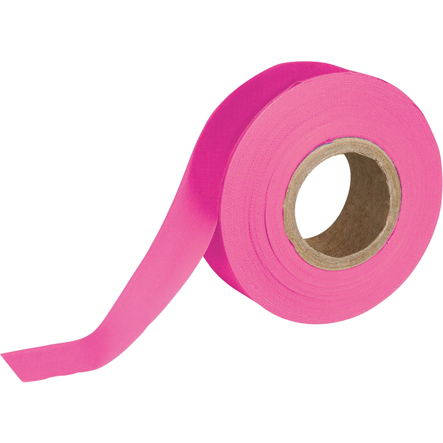 Brady Flagging Tape, 1.188" W x 150' L, Fluorescent Pink
