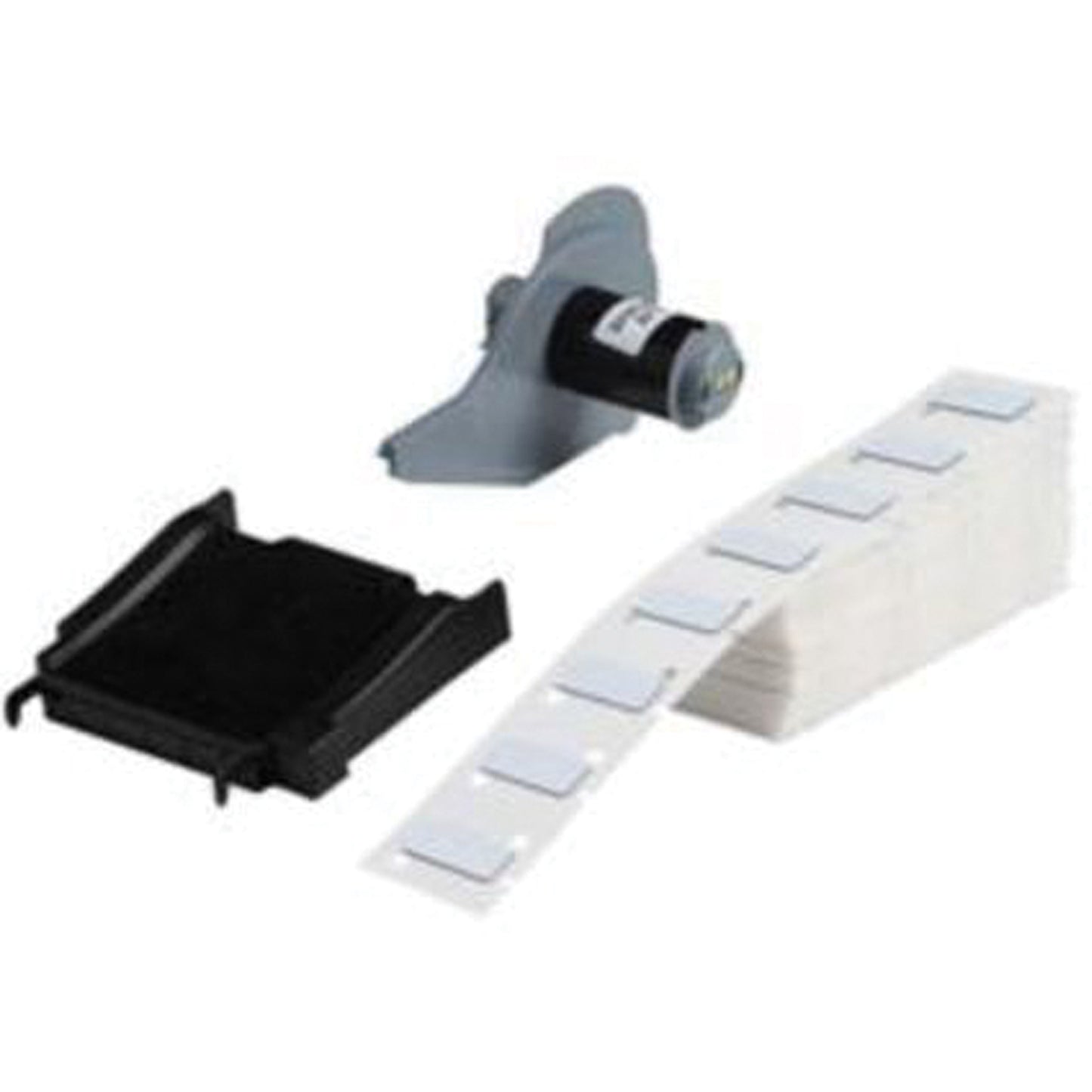 Brady Raised Panel Labels, Polyester, 1.06" L x 0.49" H, White