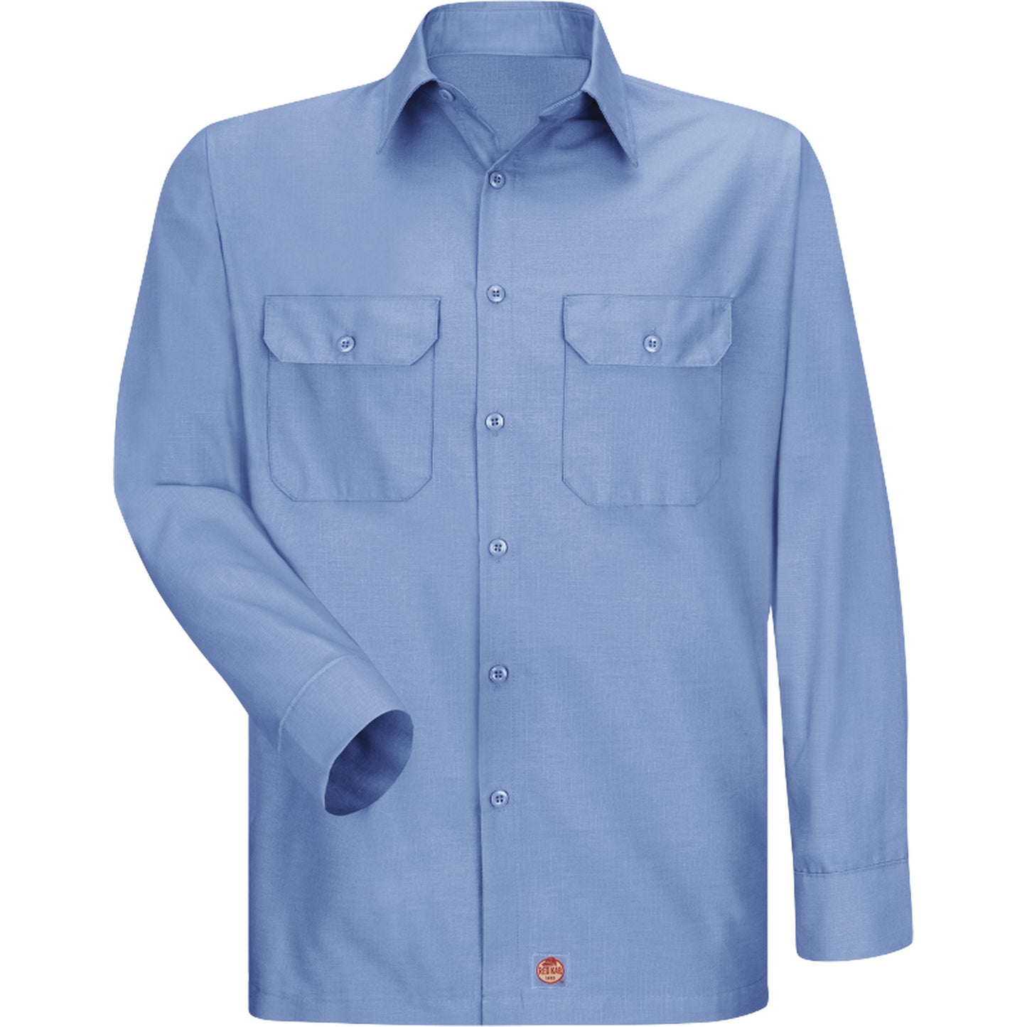 Red Kap Long Sleeve Ripstop Shirt, Men's, X-Large, Blue