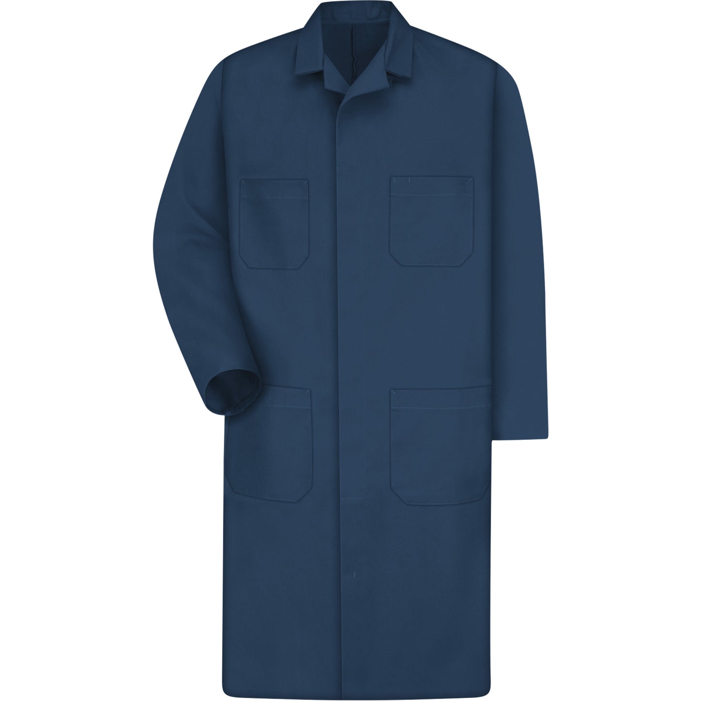 Red Kap Shop Coats, Cotton/Polyester, Size 42, Charcoal