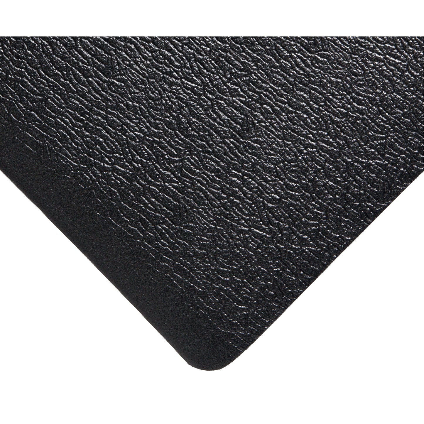 Wearwell Deluxe Soft Step No. 444 Mats, Pebbled, 2' x 60' x 5/8", Black, PVC Sponge
