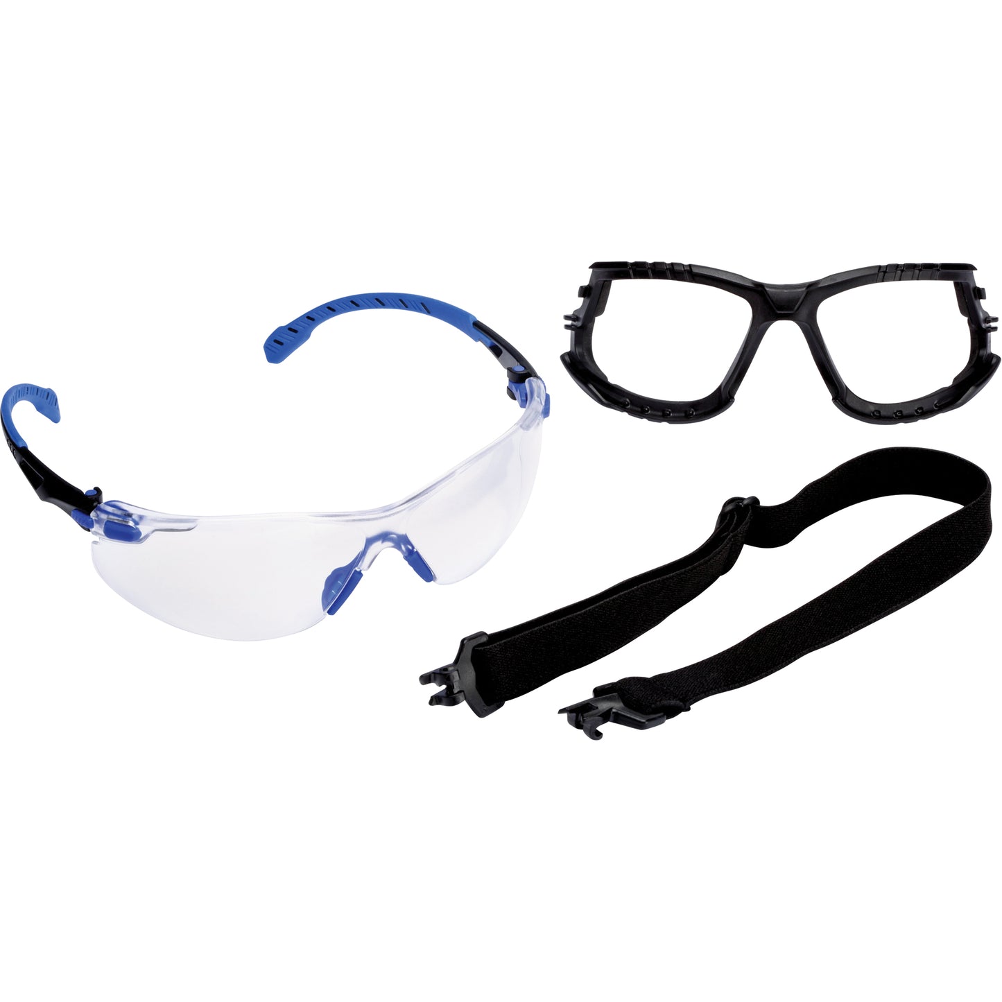 3M Solus Safety Glasses with Scotchgard™ Lens Kit, Clear Lens, Anti-Fog, Meets/Exceeds CSA Z94.3