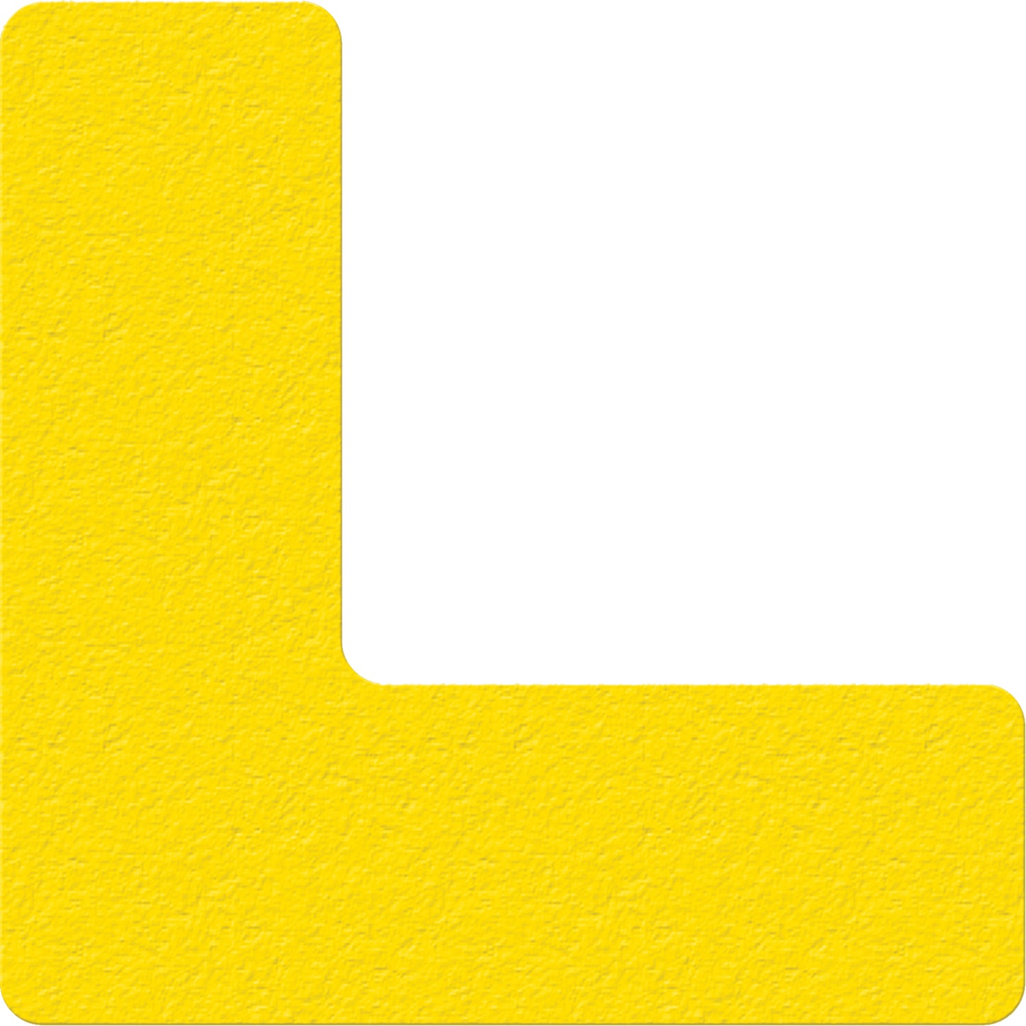 Incom Top Tape & Label Lean 5S Manufacturing Markers, L, 6" L x 6" W, Yellow, Vinyl