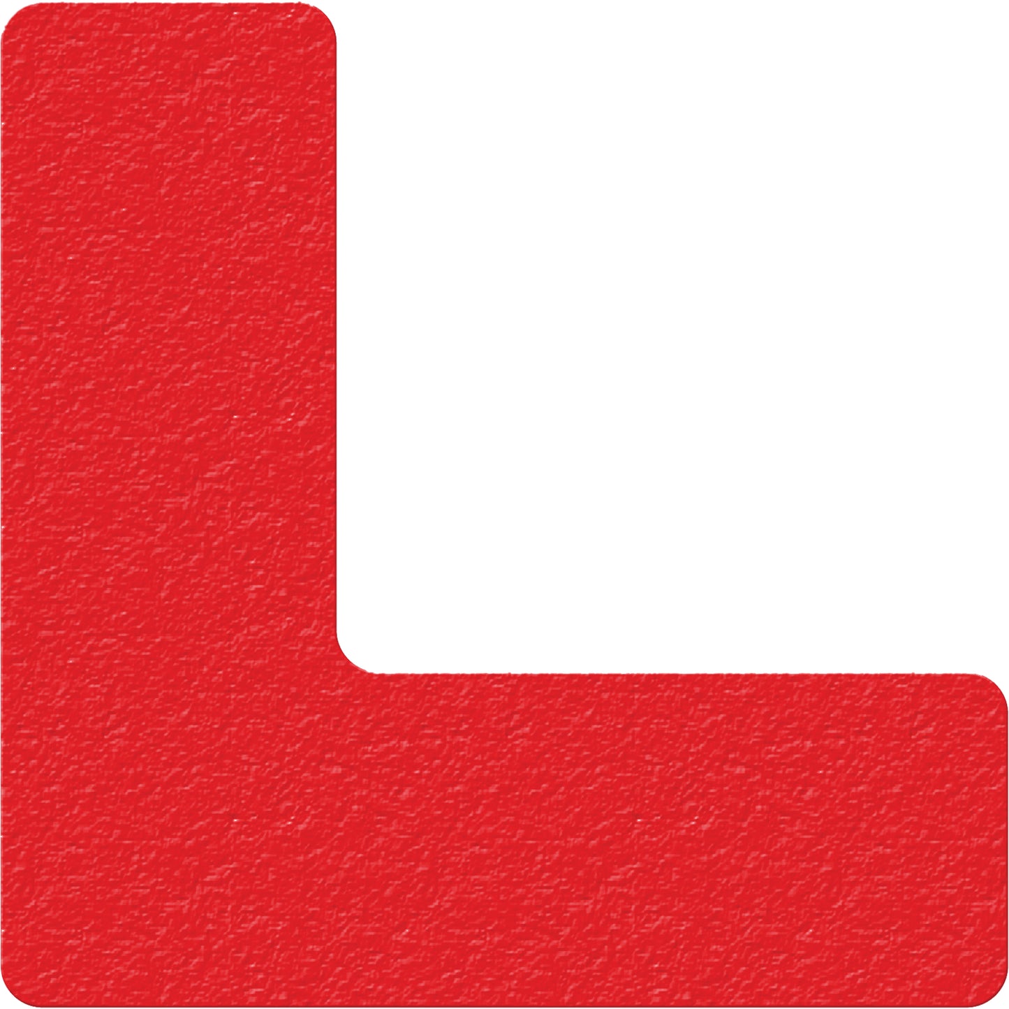 Incom Top Tape & Label Lean 5S Manufacturing Markers, L, 6" L x 6" W, Red, Vinyl