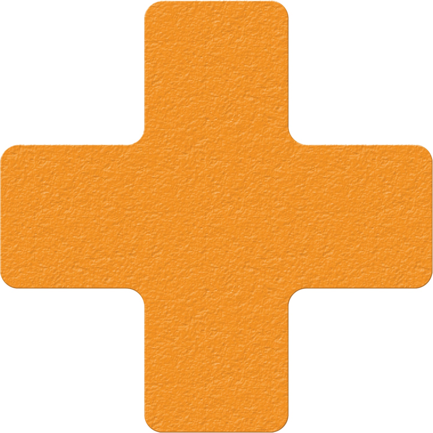 Incom Top Tape & Label Lean 5S Manufacturing Markers, Cross, 6" L x 6" W, Orange, Vinyl