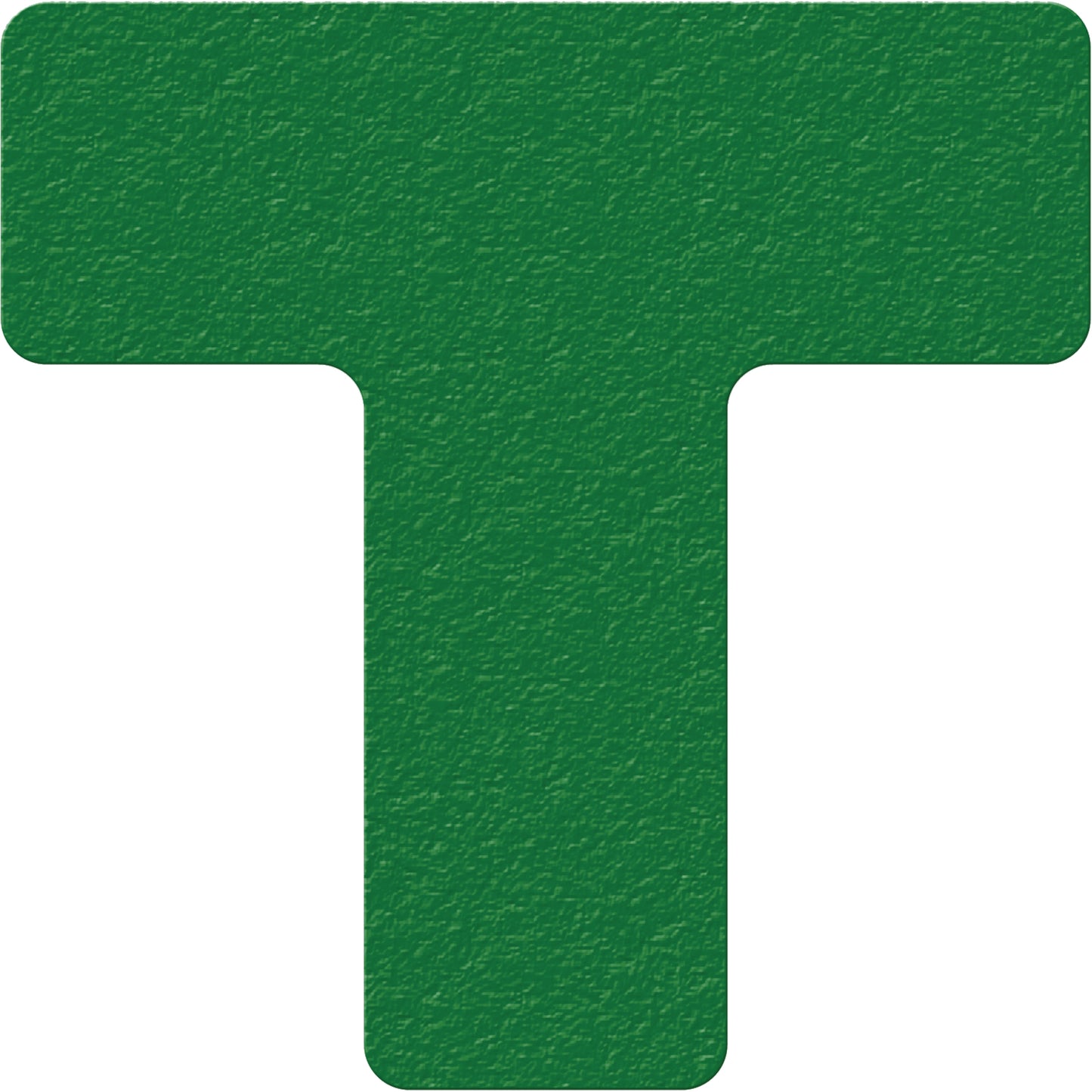 Incom Top Tape & Label Lean 5S Manufacturing Markers, T, 6" L x 6" W, Green, Vinyl