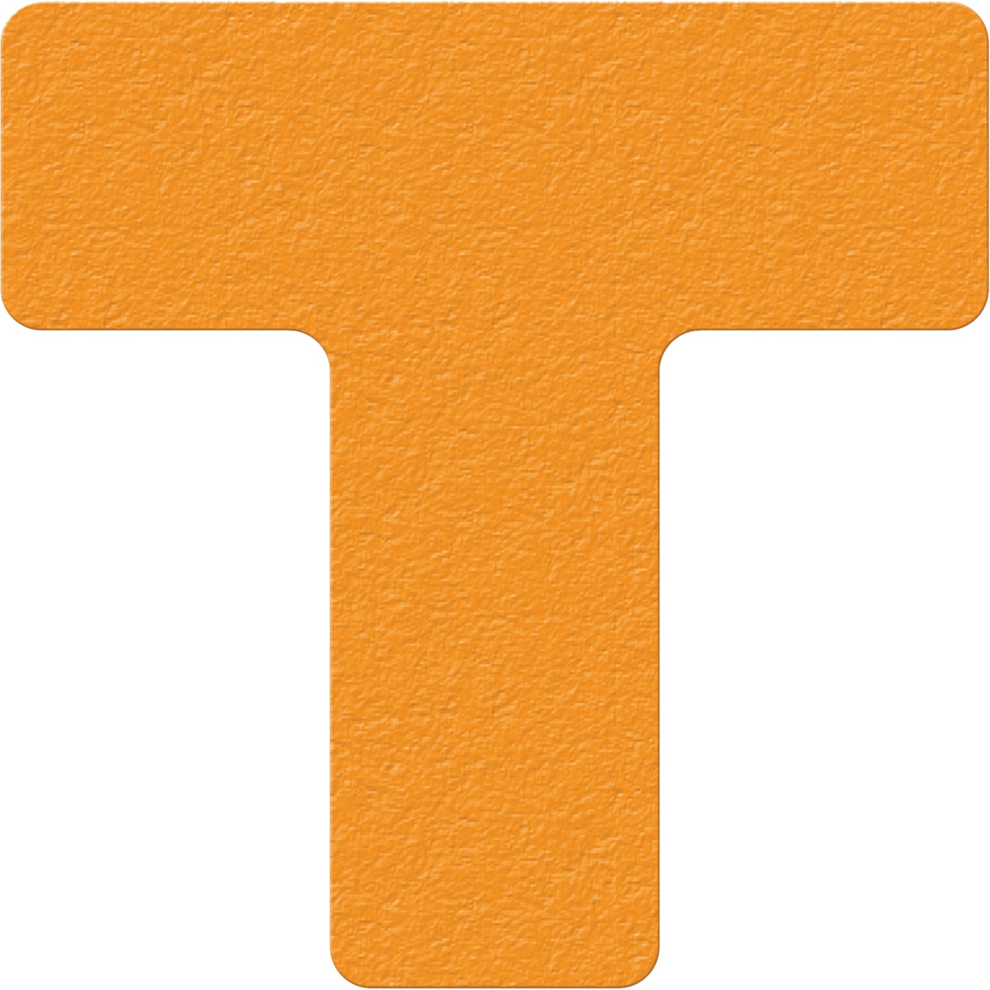 Incom Top Tape & Label Lean 5S Manufacturing Markers, T, 6" L x 6" W, Orange, Vinyl