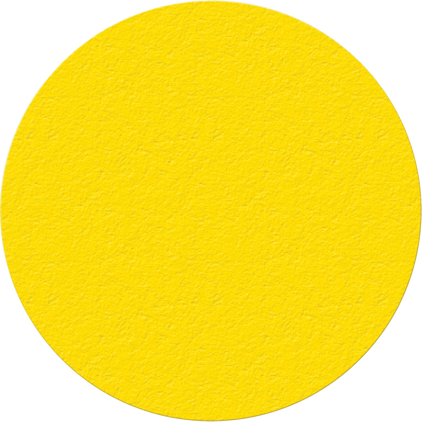 Incom Top Tape & Label Lean 5S Manufacturing Markers, Circle, 6" L x 6" W, Yellow, Vinyl