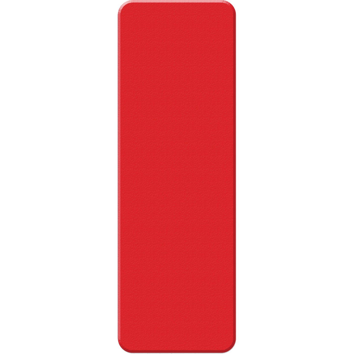 Incom Top Tape & Label Armor Stripe Lean/5S Markers, Rectangle, 6" L x 2" W, Red, Plastic
