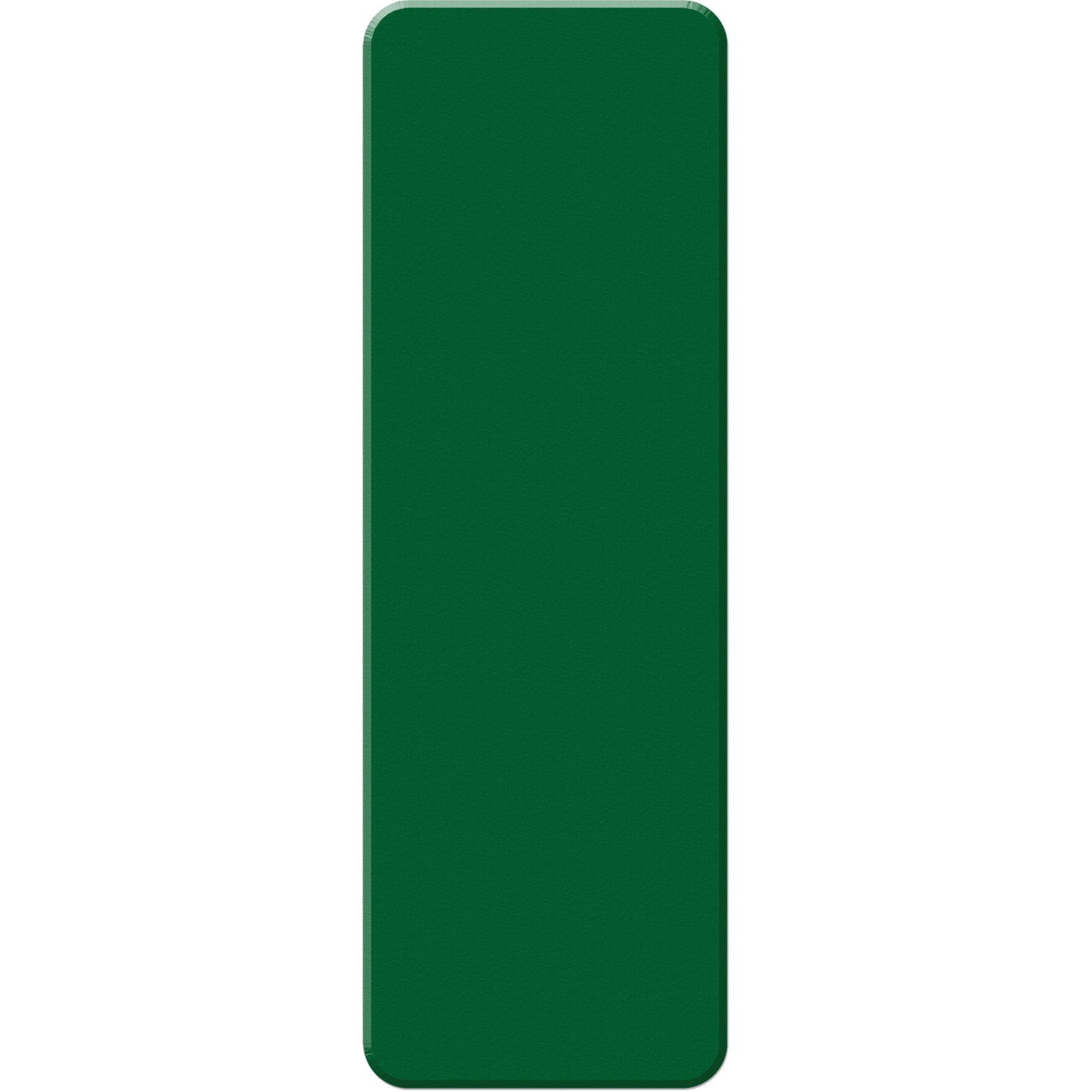 Incom Top Tape & Label Armor Stripe Lean/5S Markers, Rectangle, 6" L x 2" W, Green, Plastic