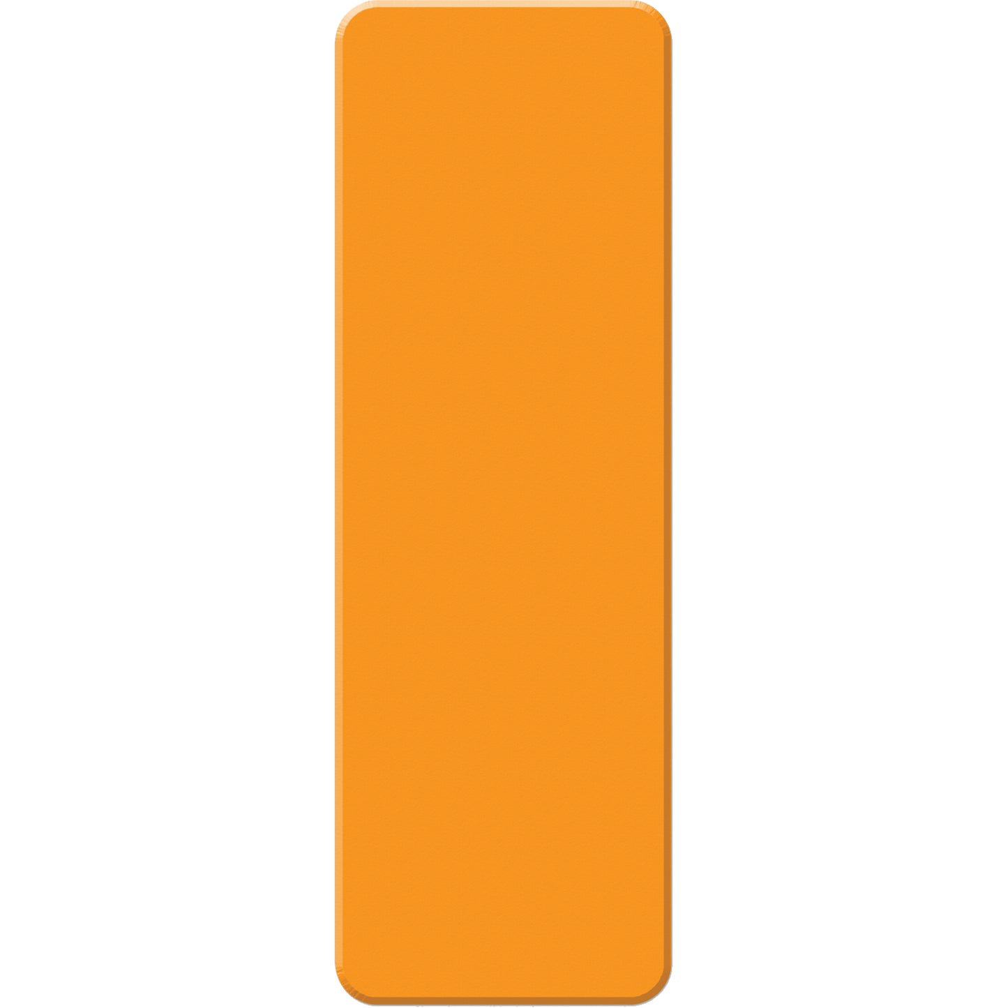 Incom Top Tape & Label Armor Stripe Lean/5S Markers, Rectangle, 6" L x 2" W, Orange, Plastic