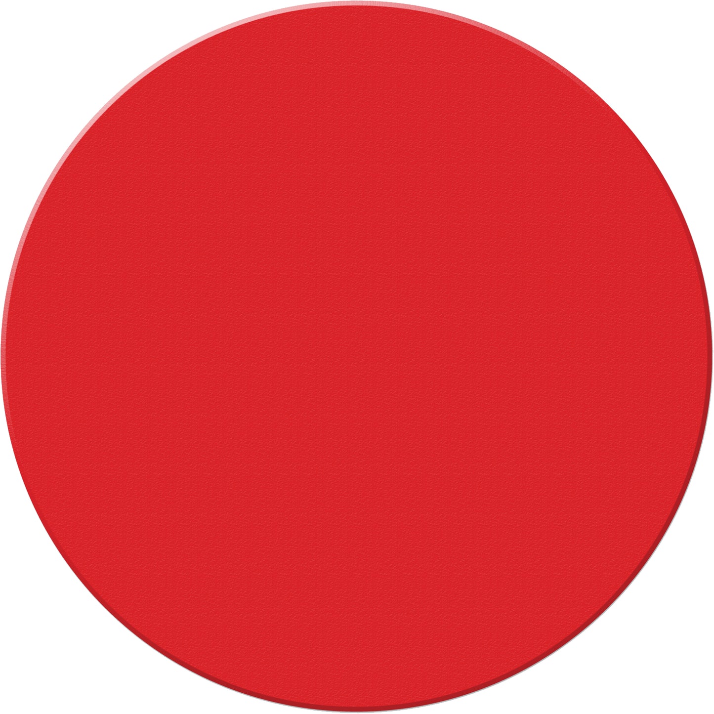 Incom Top Tape & Label Armor Stripe Lean/5S Markers, Circle, 6" L x 6" W, Red, Plastic