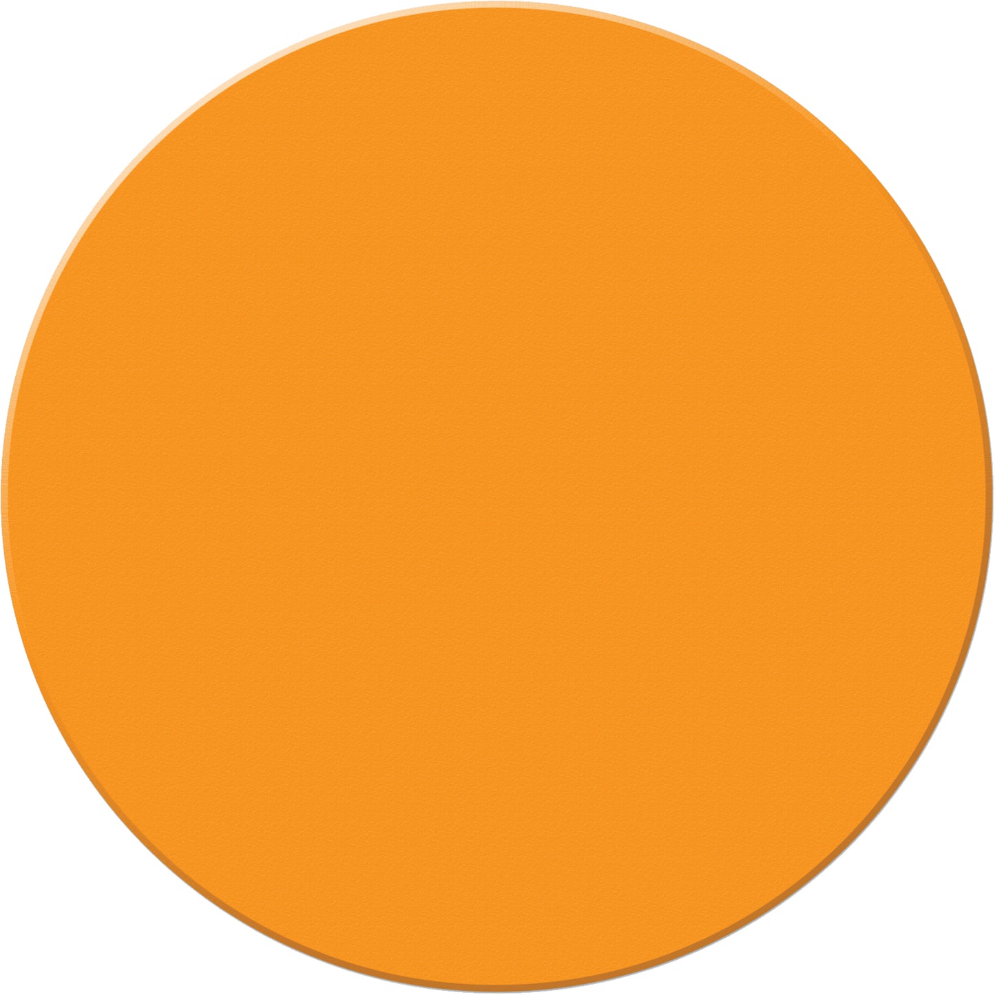 Incom Top Tape & Label Armor Stripe Lean/5S Markers, Circle, 6" L x 6" W, Orange, Plastic