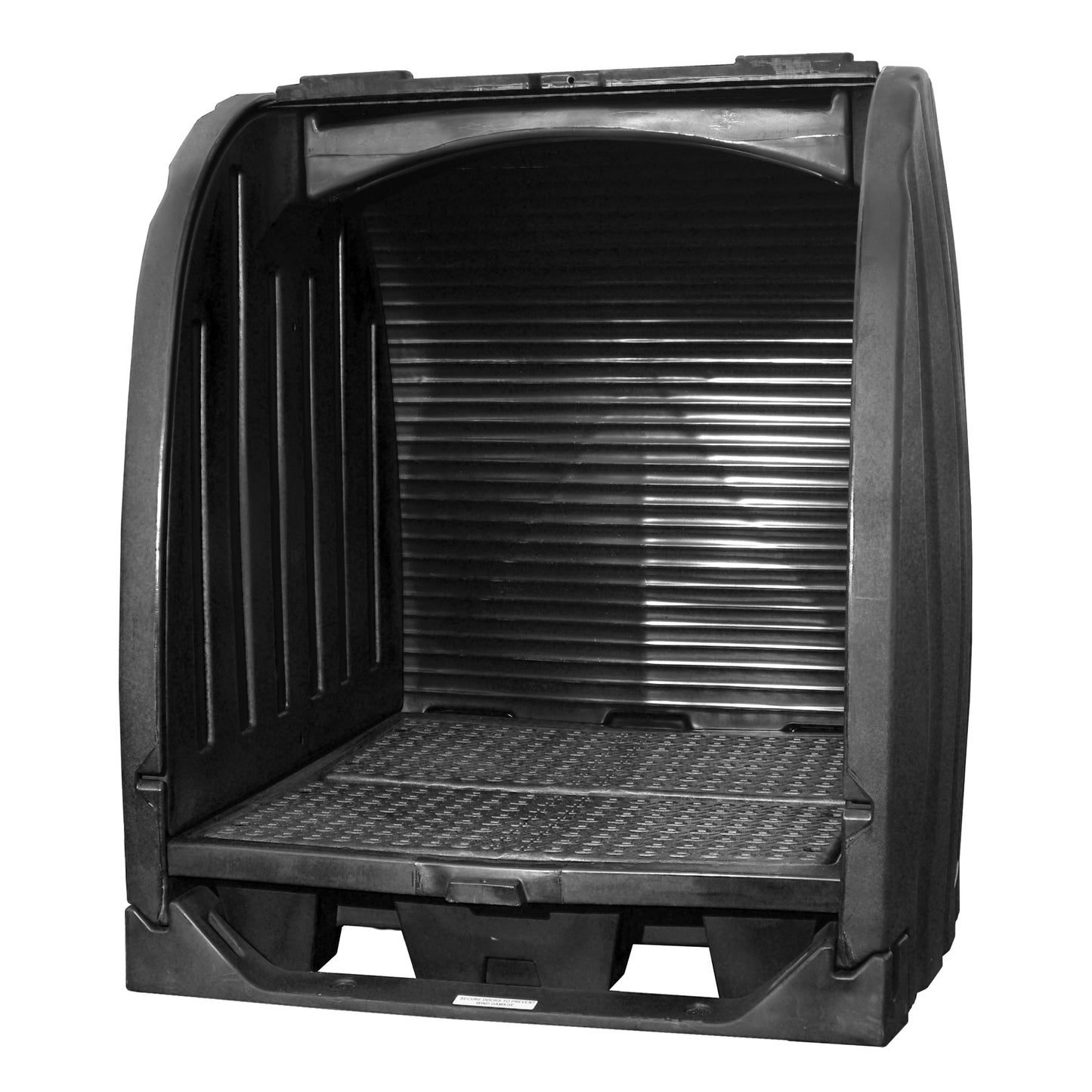 Black Diamond Spill Containment Sheds Without Drain, 65" L x 58" W x 69" H, 2000 lbs. Load Capacity